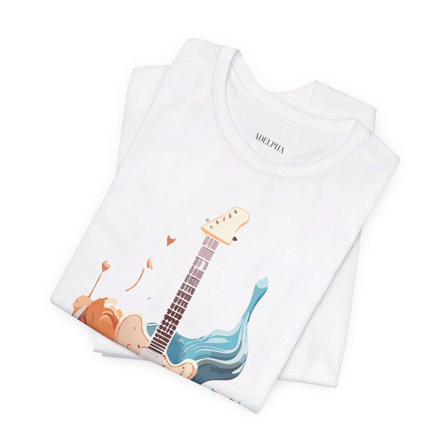 Music Graphic Tee Unisex Jersey Short Sleeve Adelpha Vintage Inspired Artwork Premium Design