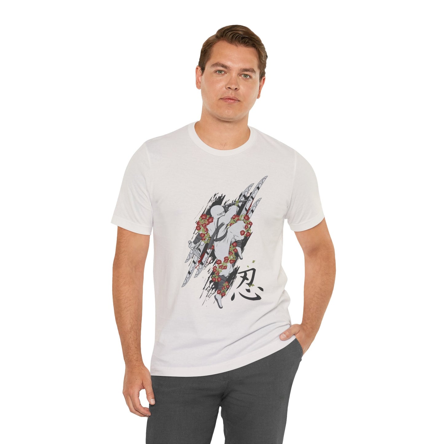 Ninja Samurai Artwork Graphic Unisex Cotton T-Shirt r5