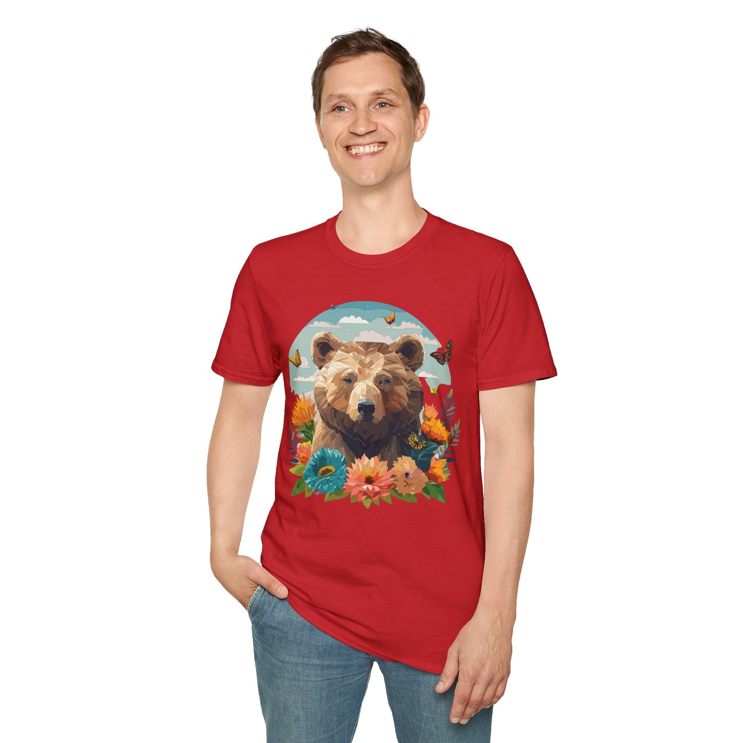 Bear T-Shirt, Teddy Bear T Shirt, Shirt with Bear, Shirt with Animal - 4