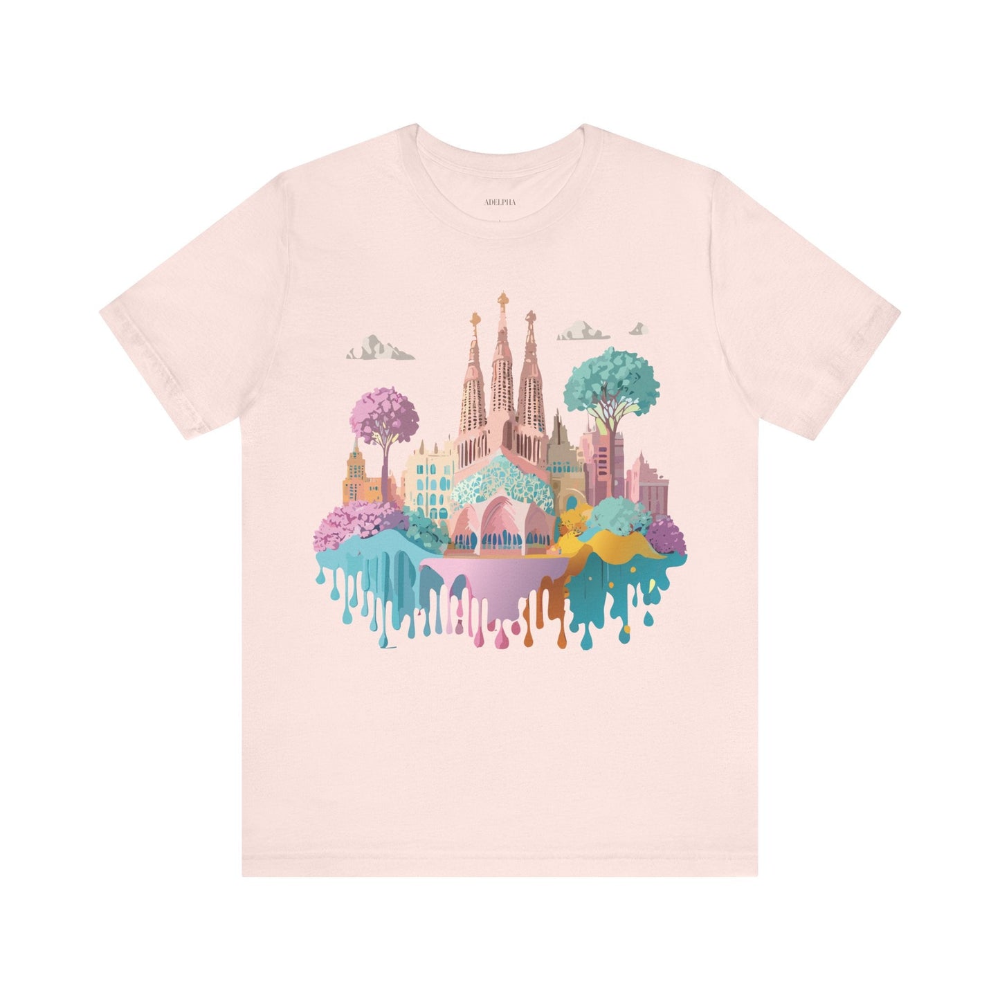 Unisex Graphic Tee With Original Vintage Inspired Artwork By Barcelona Style