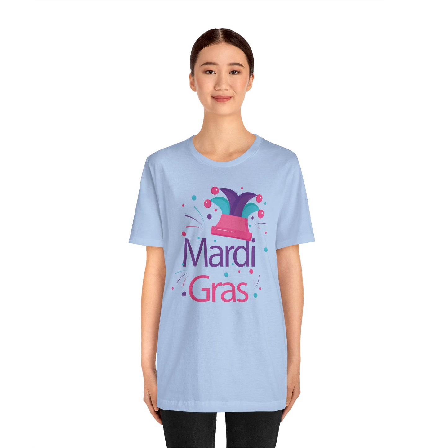 Tee-shirt en coton unisexe pour Mardi Gras