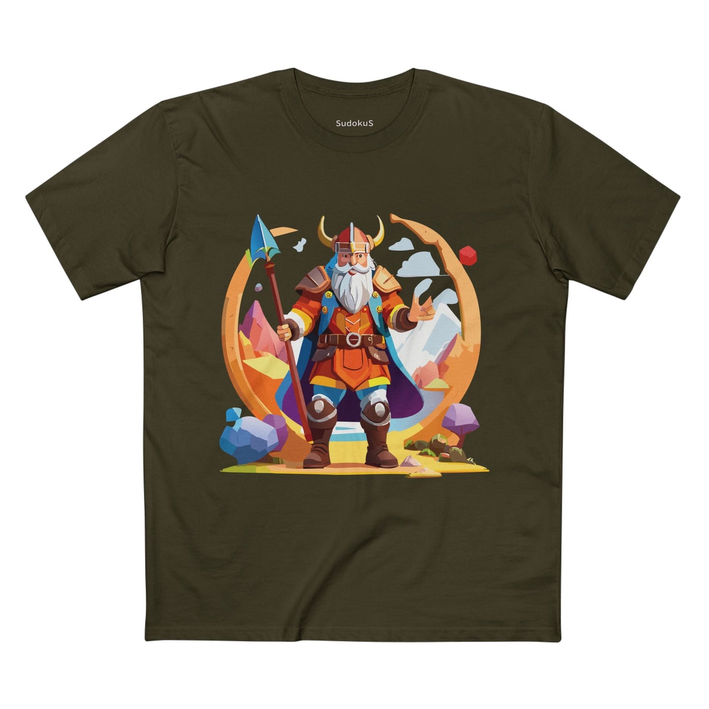 Viking Graphic Unisex 100 Cotton Staple Tee 9