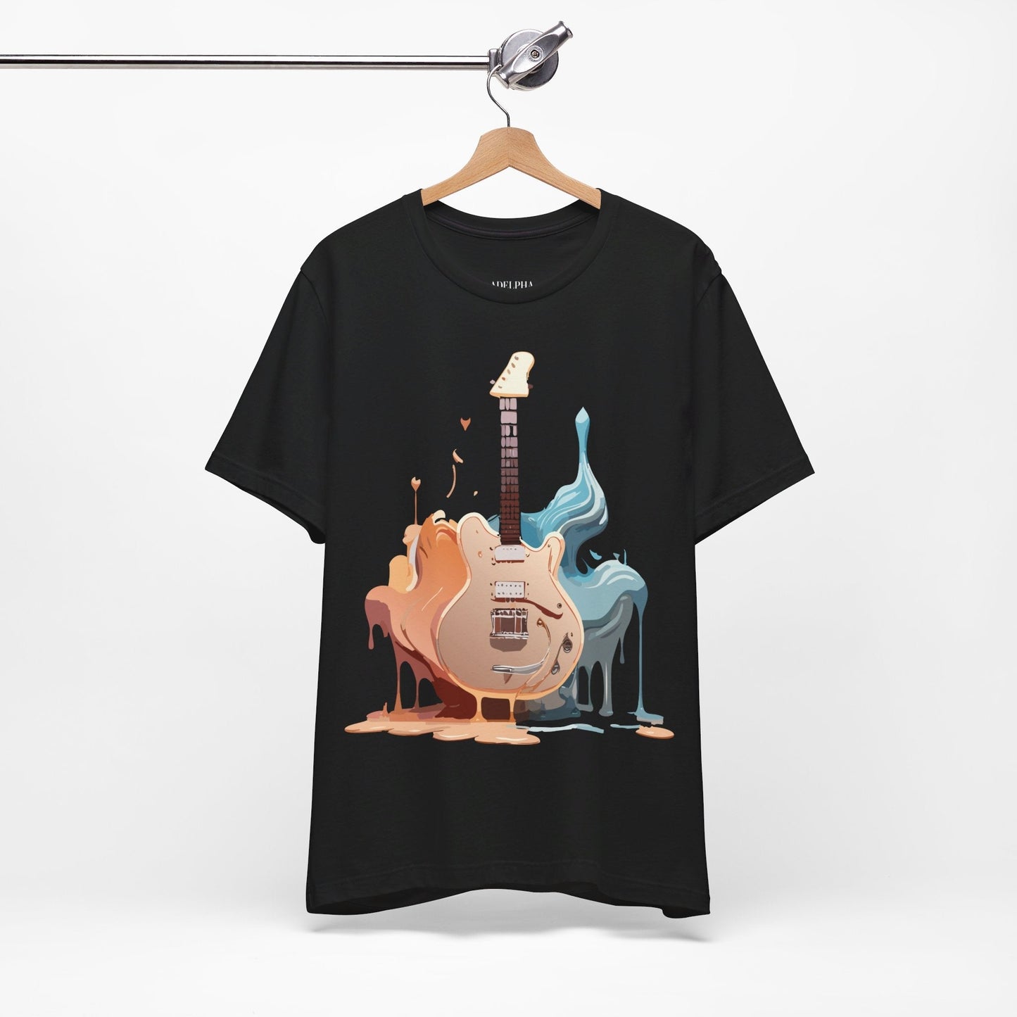 Adelpha Vintage Inspired Graphic Music T Shirt Unisex Short Sleeve Tee For Everyday Wear