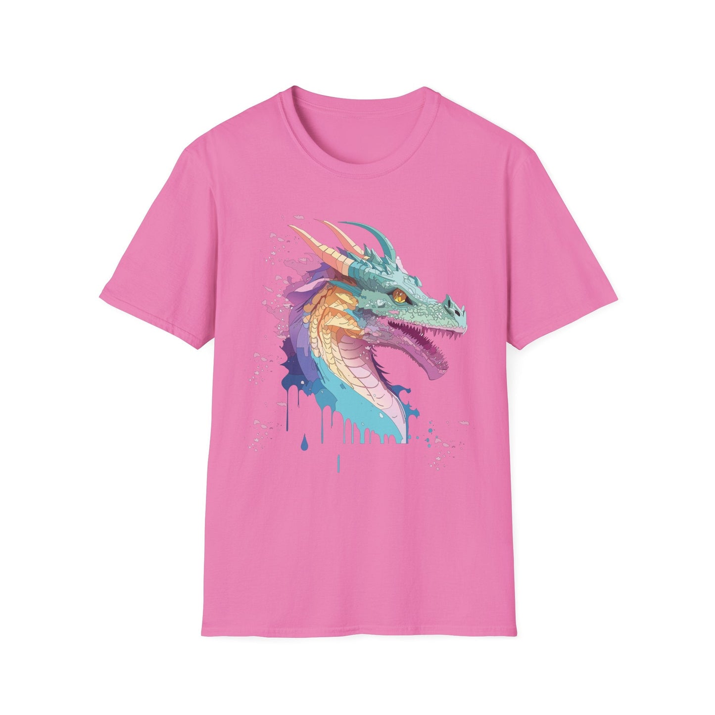 Dragon Graphic T Shirt Unisex Animal Shirt Cotton Softstyle Tee For Everyday Comfort
