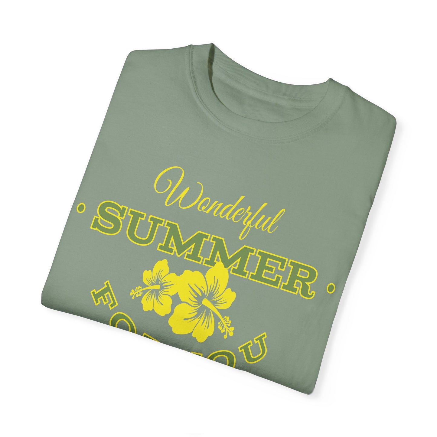 Unisex T-shirt with summer design