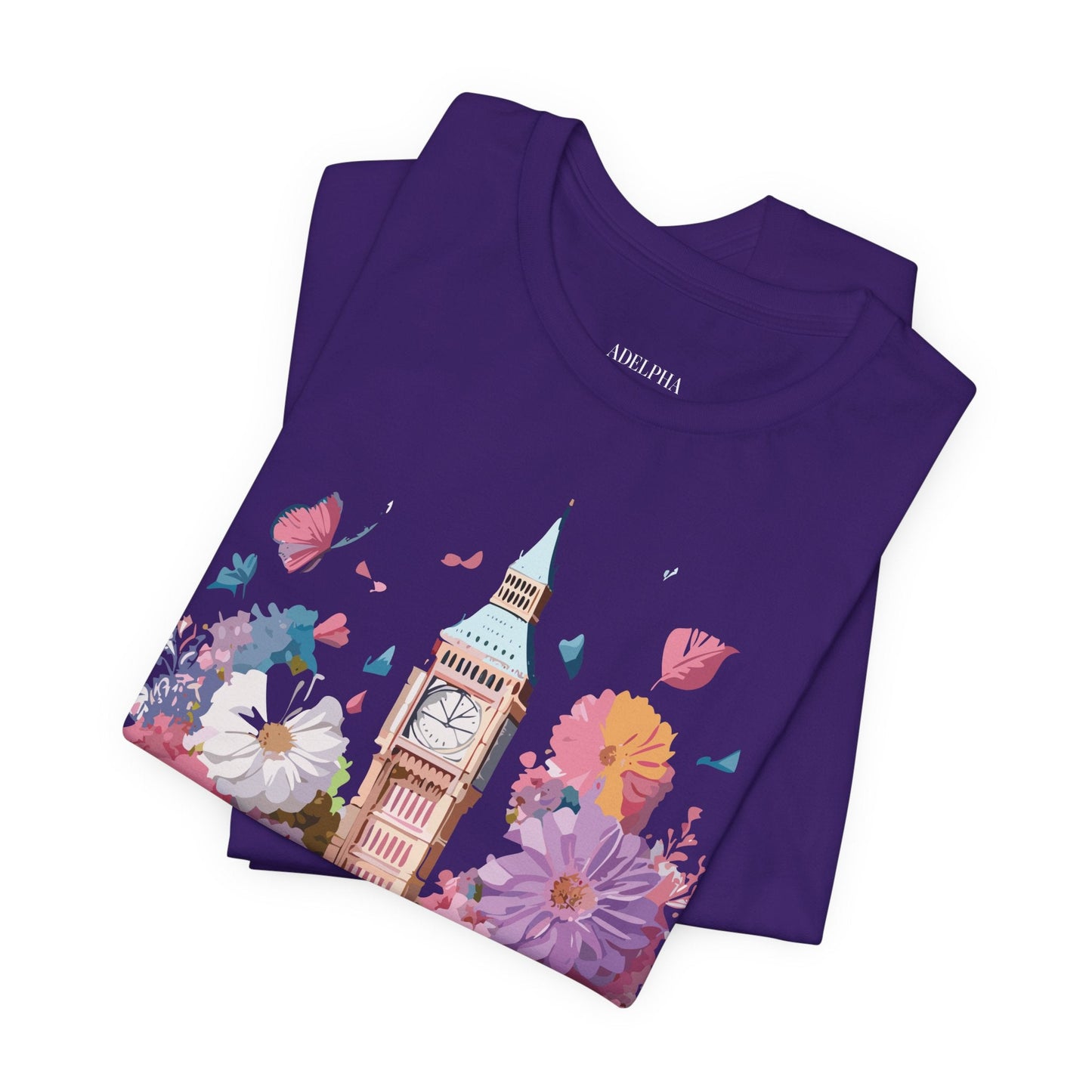 London Tourist Unisex Graphic Tee Vintage Inspired Art Jersey Short Sleeve