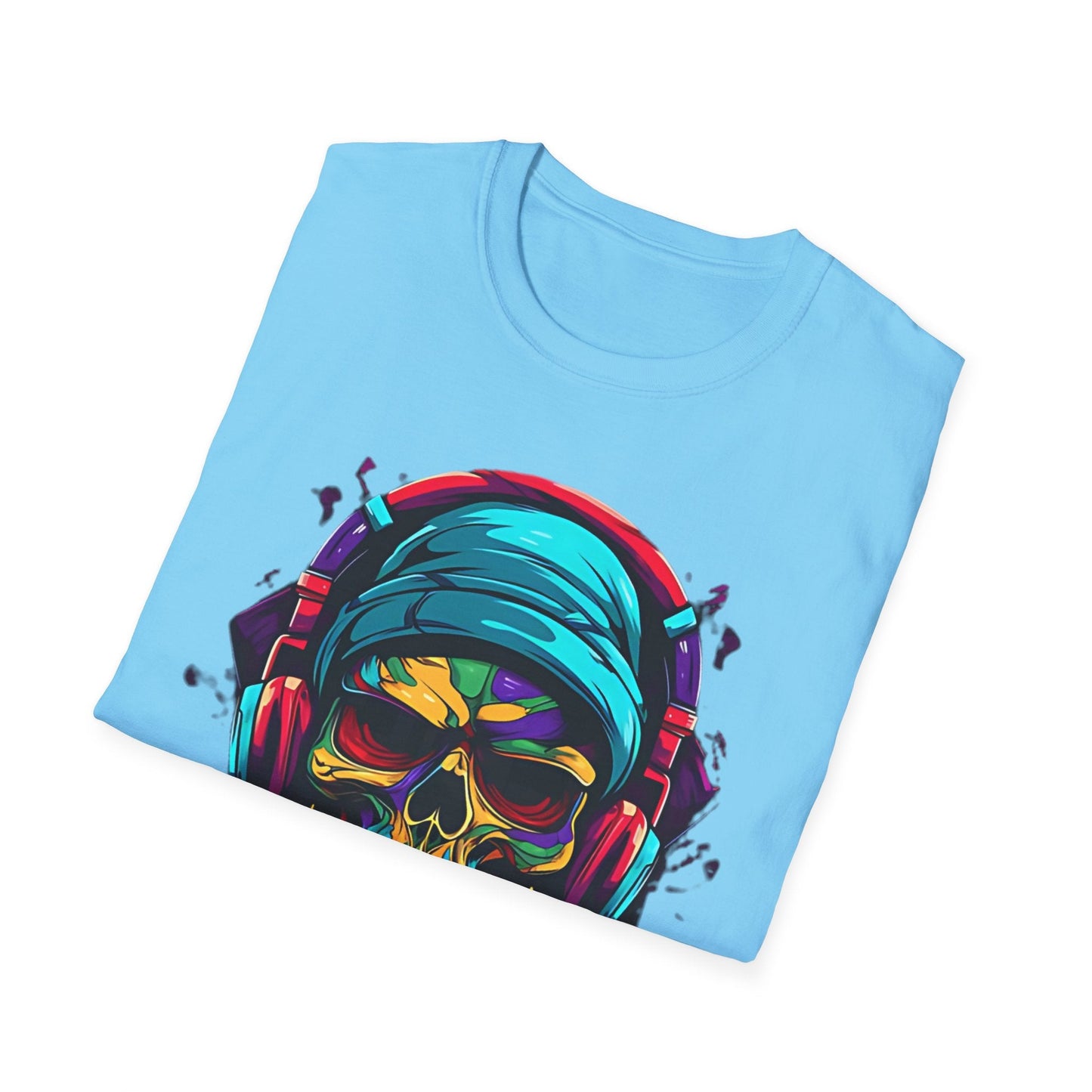 Skull T Shirt Unisex Skeleton Design Gildan Softstyle Cotton Tee for Men Women Durable