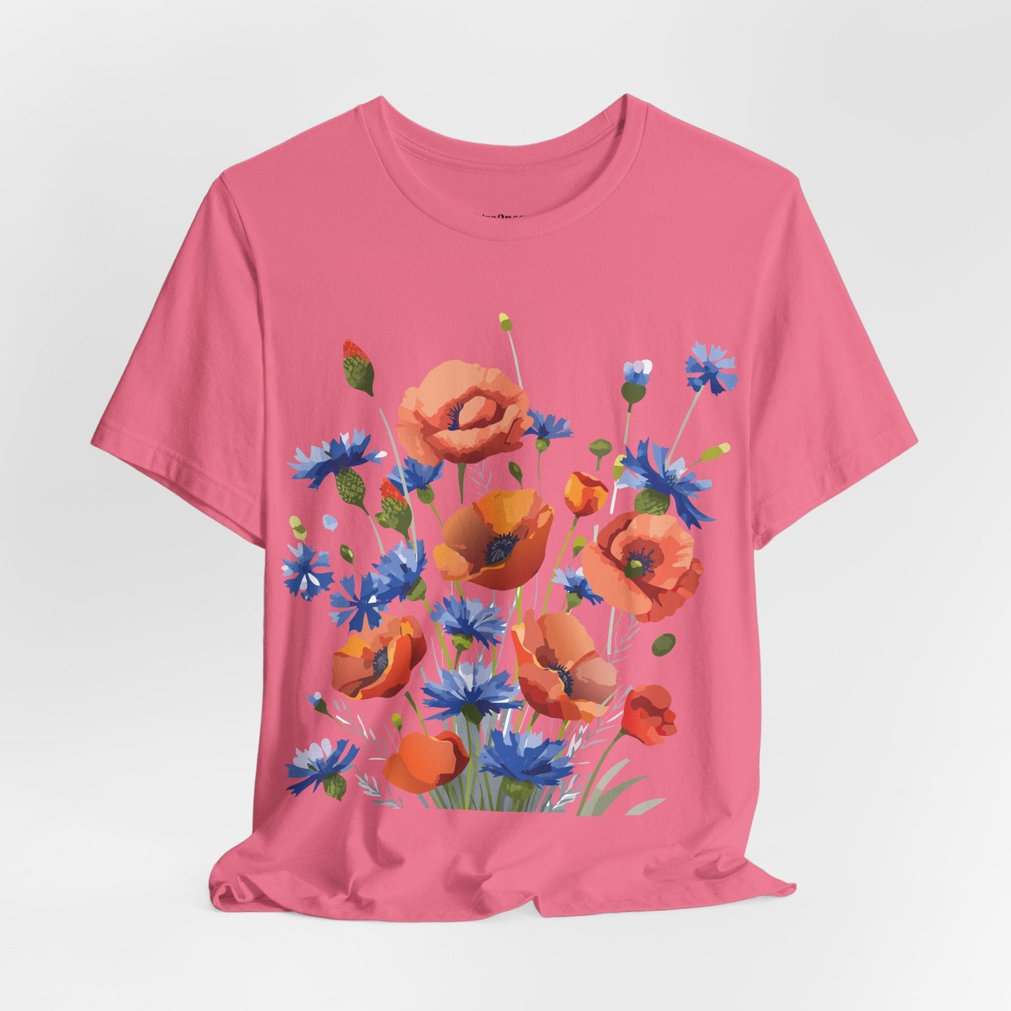 Vintage Floral Graphic Unisex Cotton Tee 33