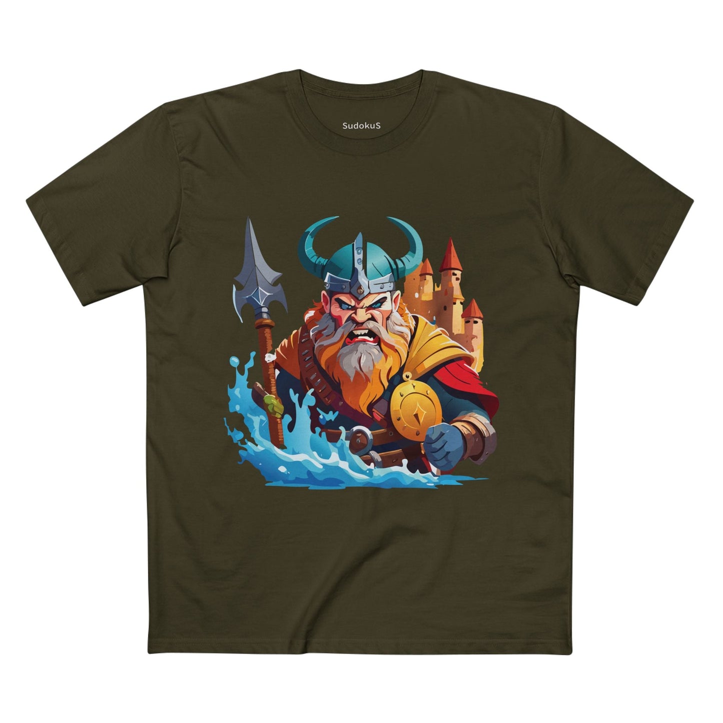 Viking Graphic Unisex 100 Cotton Staple Tee 14