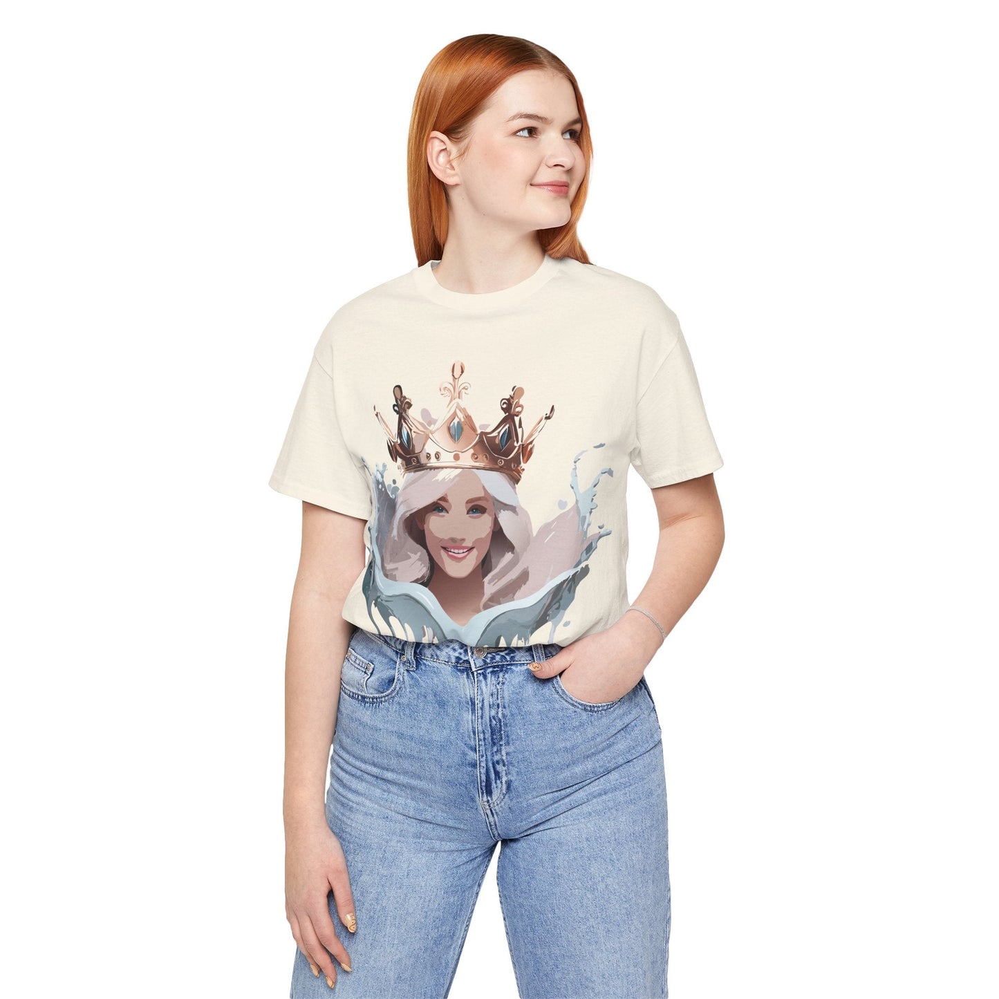 Queen Graphic Tee Unisex Jersey Short Sleeve Vintage Inspired Adelpha Art Design