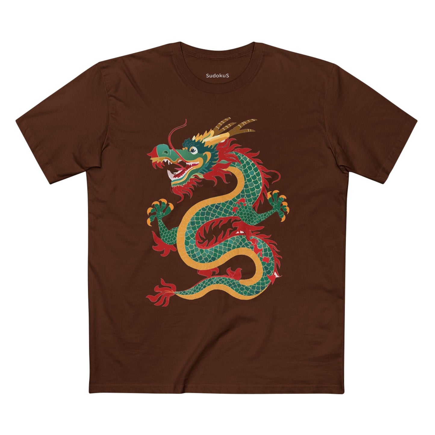 Dragon Graphic Unisex 100 Cotton Staple Tee 13