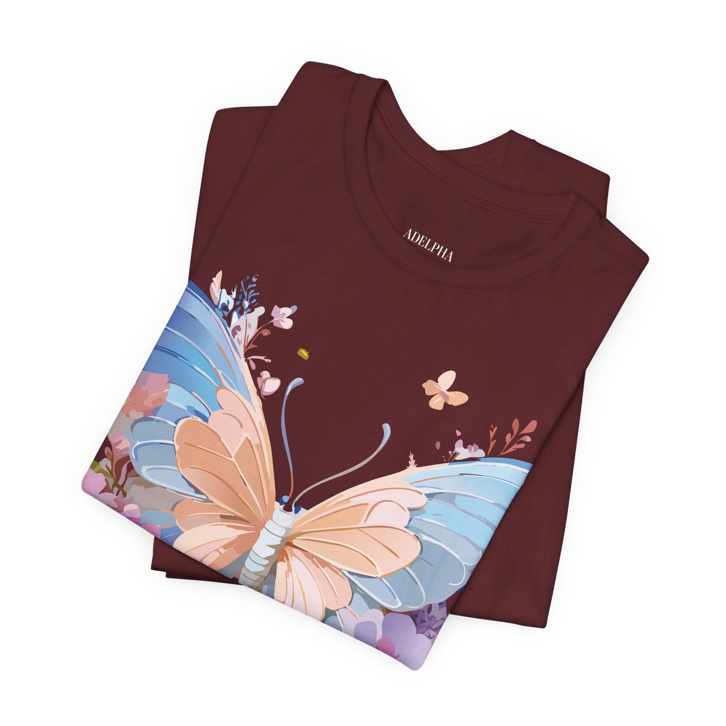 Butterfly Graphic Tee By Adelpha Unisex Short Sleeve Shirt Art Design