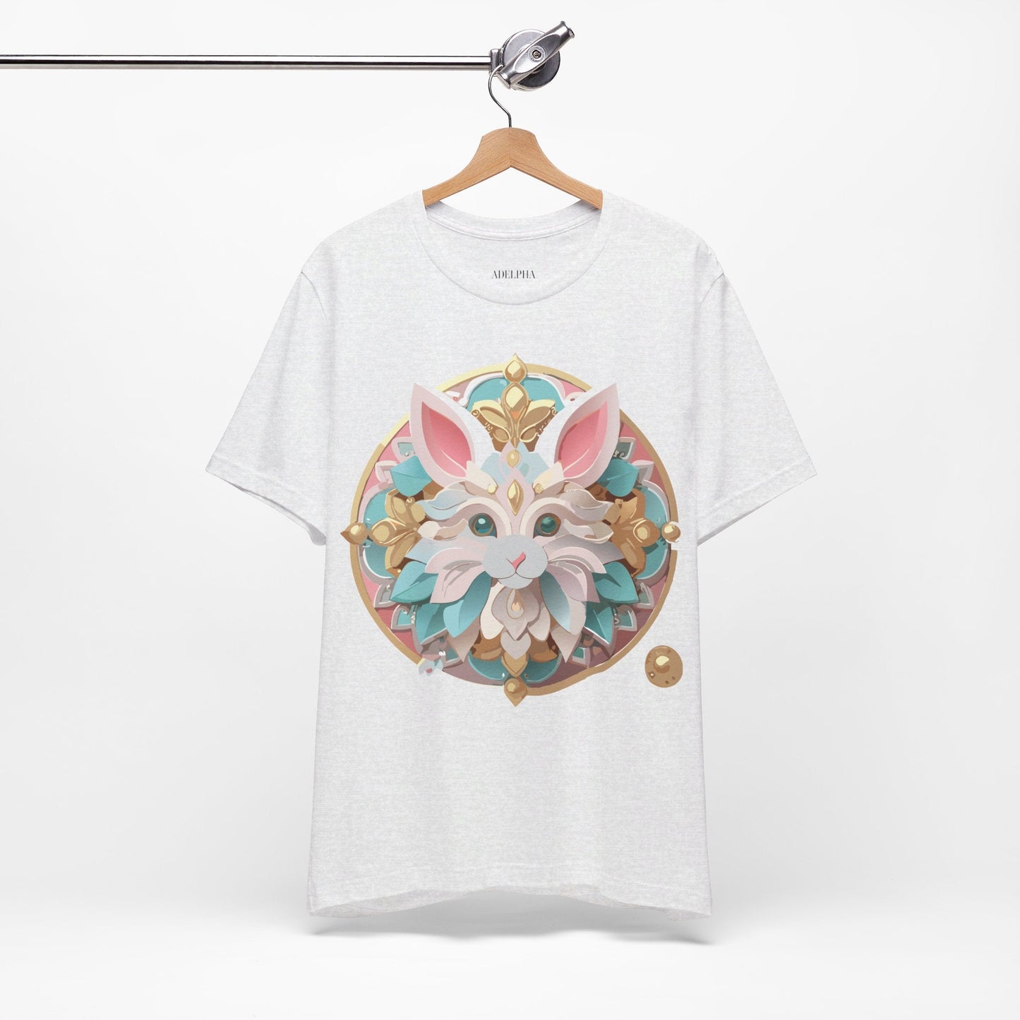 Medallion Graphic Unisex 100 Cotton Vintage Animal Medal Artwork Tee 88