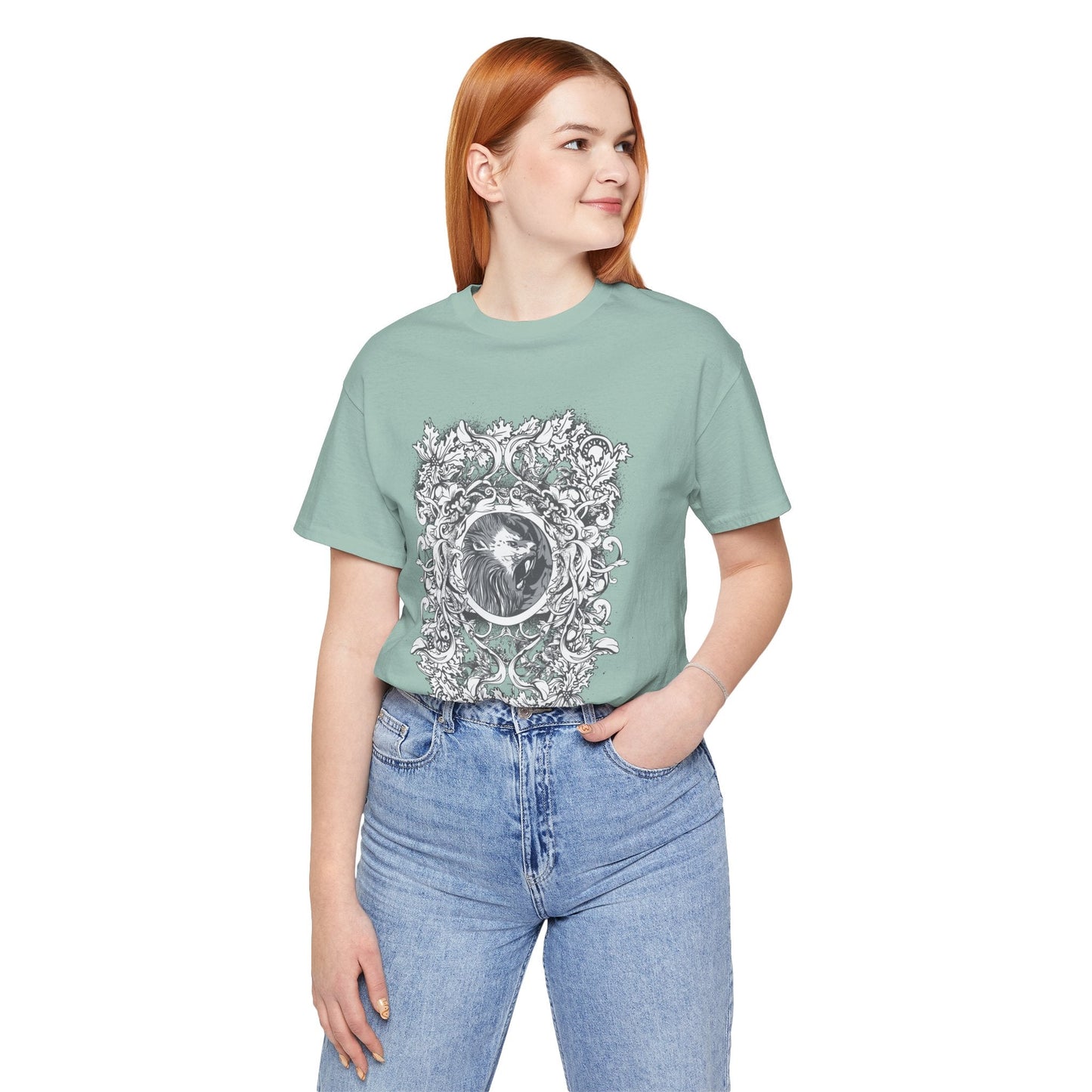 Gothic Illustration Graphic Unisex Cotton T-Shirt r18