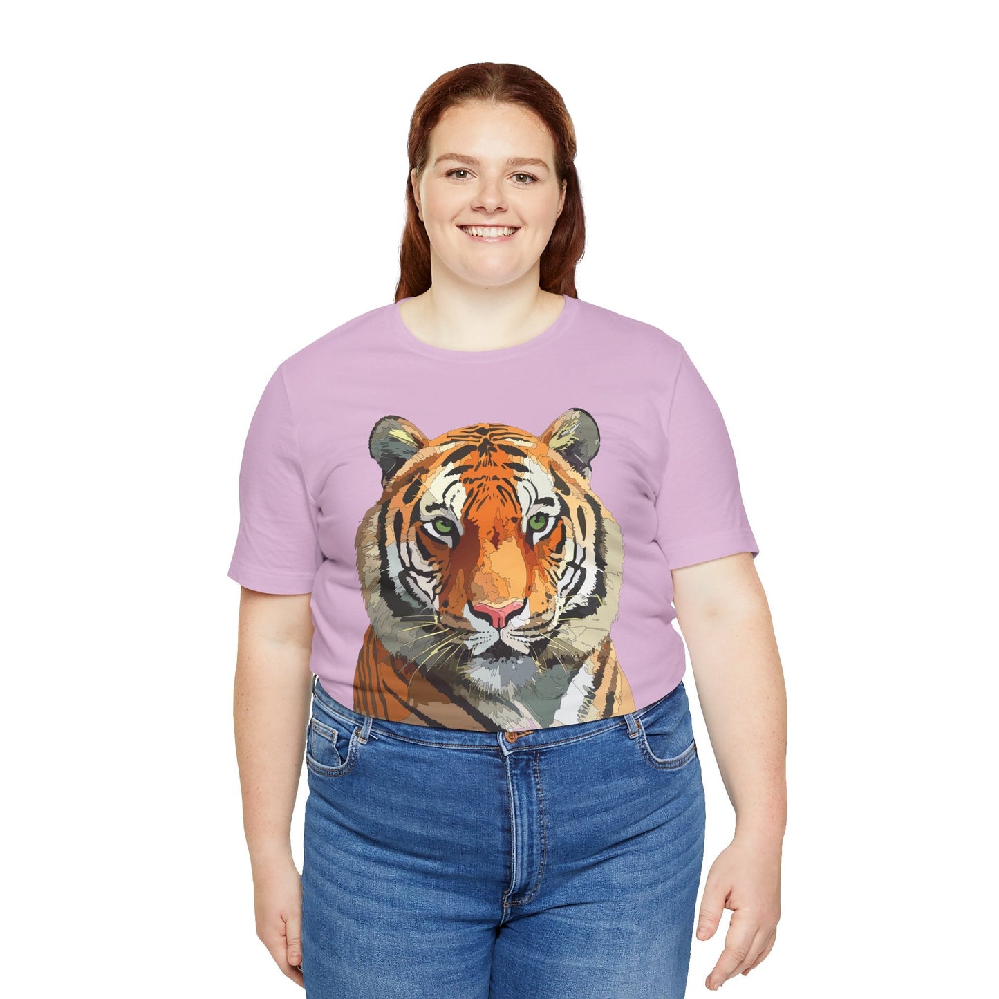 Unisex Animal Graphic Tee Shirt With Wildlife Art Design For Everyday Comfort Gildan 64000