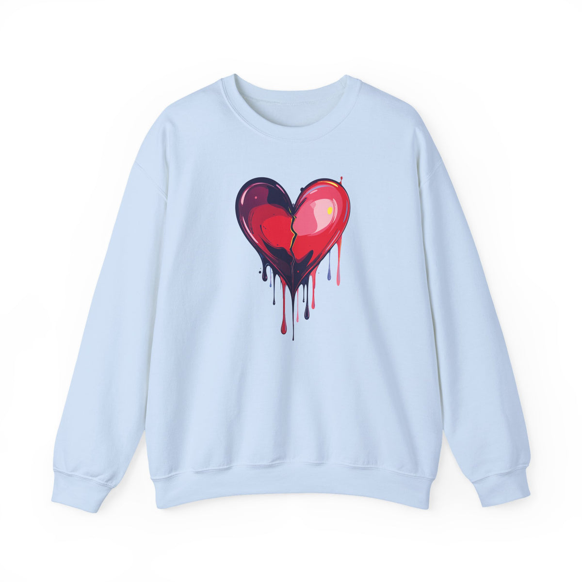 Big Red Heart Sweatshirt, Love Sweatshirt, Valentine's Day Sweatshirt, Heart Sweatshirt 118