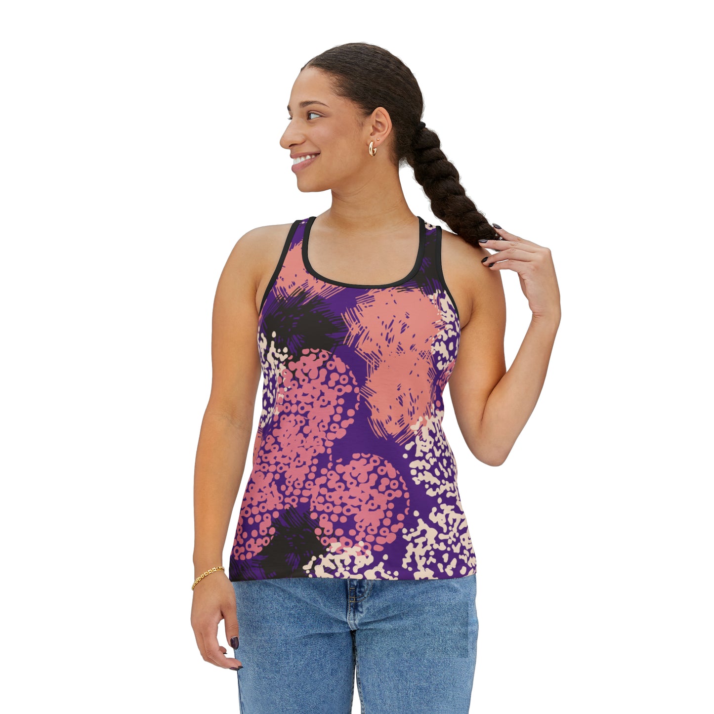 Summer Tank Top with Abstract prints