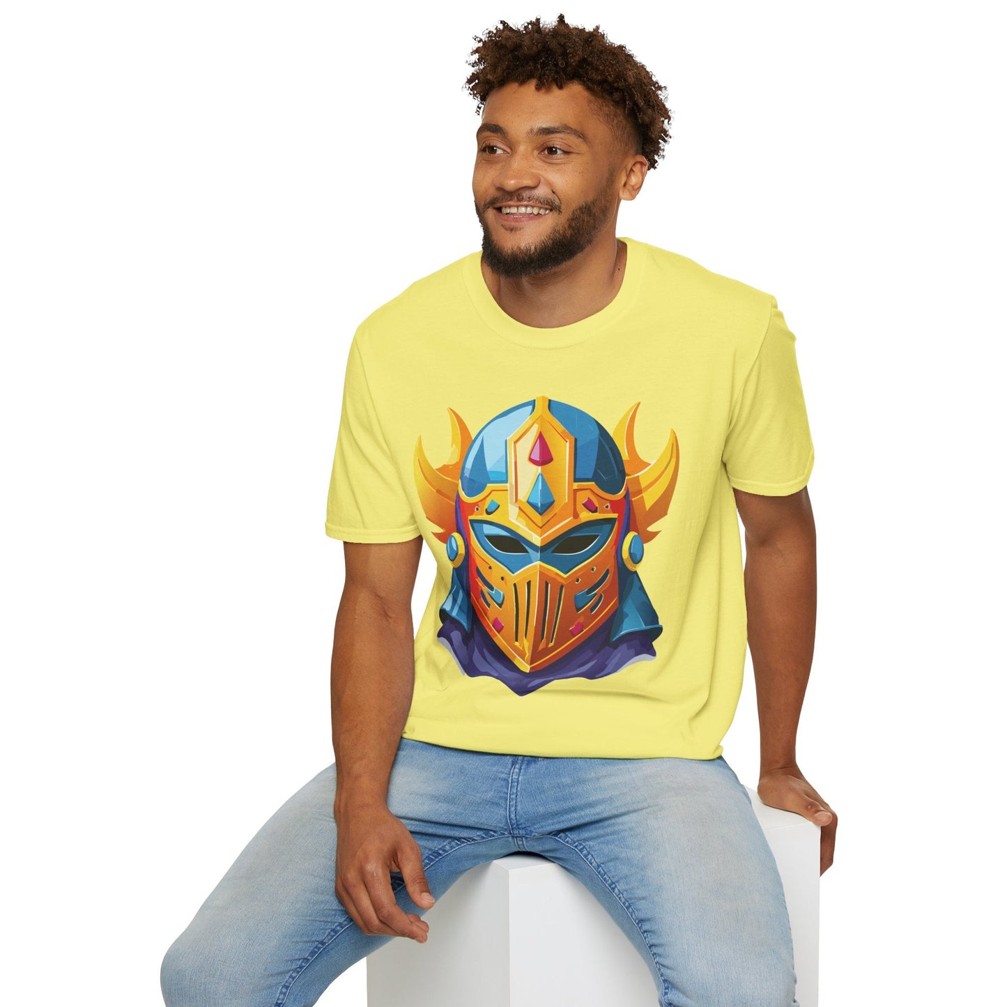 Mask Tee Shirt Unisex Softstyle T Shirt With Mask Design Masquerade Tees For Everyday Comfort