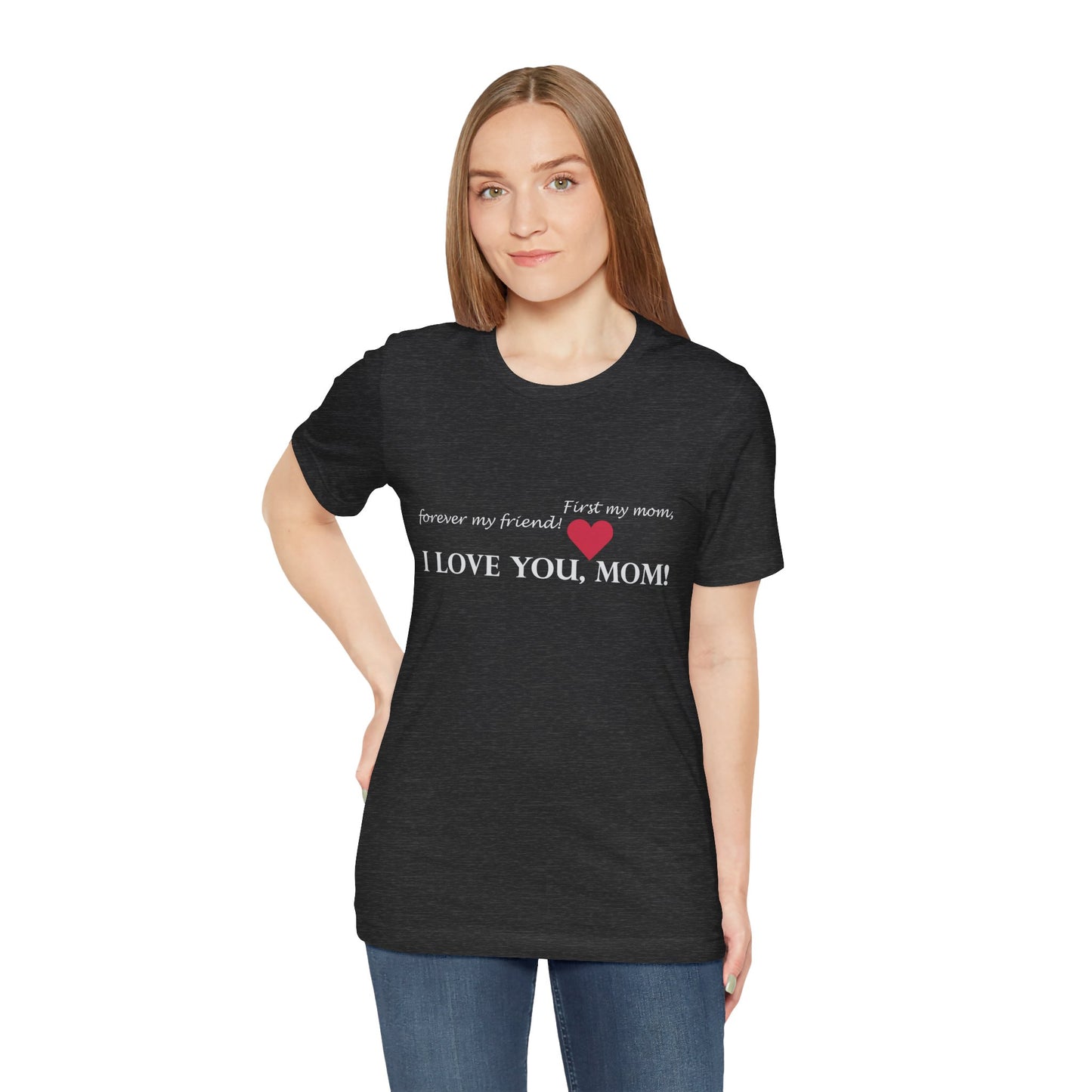 Unisex Cotton Tee Shirt with Mom Signature