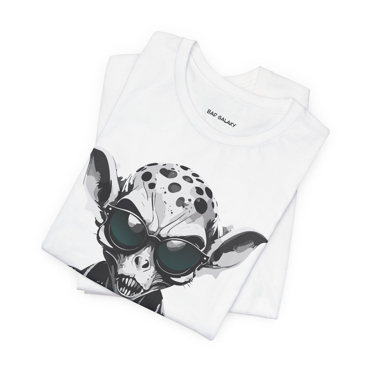 Alien Graphic Unisex Cotton Bella+Canvas Tee with Art Design b61