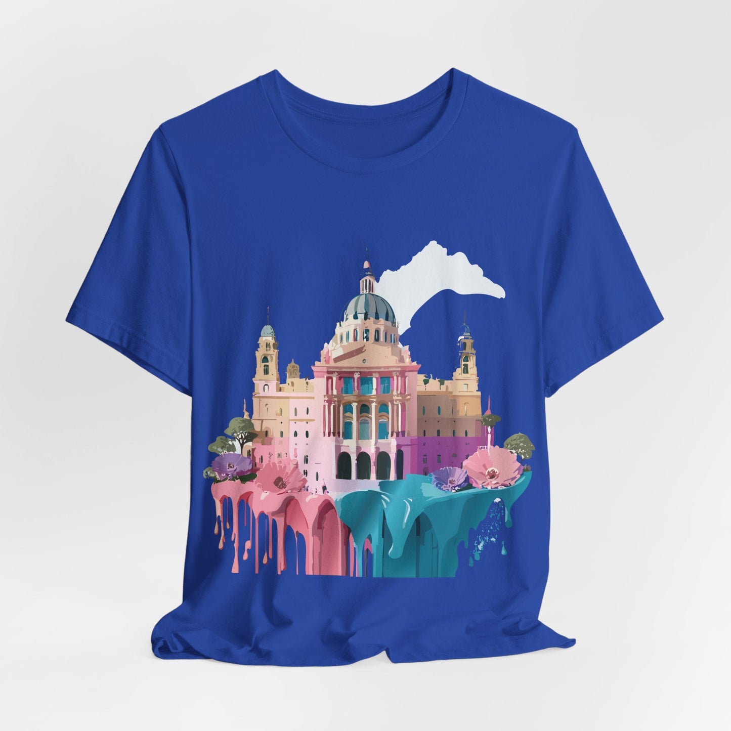 Adelpha Unisex Graphic Tee Madrid Tourist Shirt Vintage Inspired Art Design By Adelpha