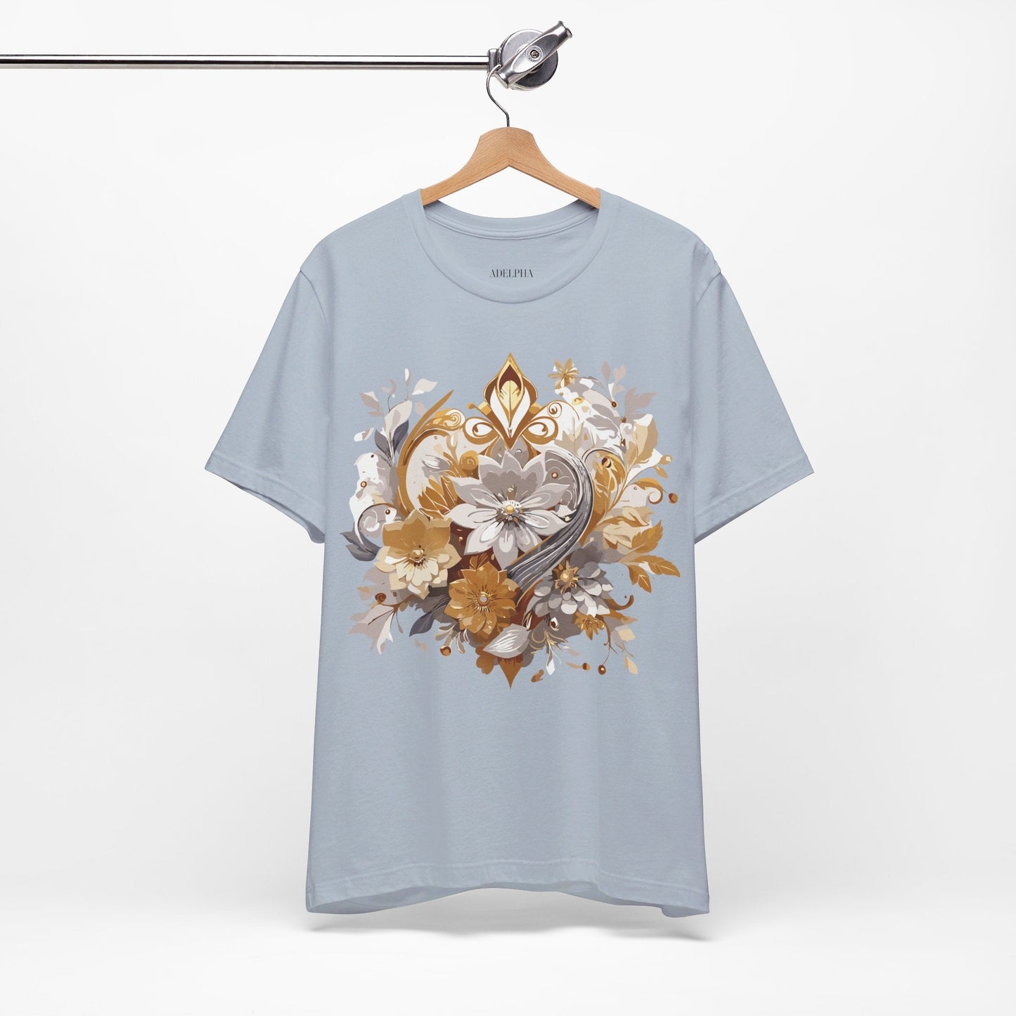 Adelpha Vintage Inspired Unisex Graphic Tee Short Sleeve Jersey Art Design Premium Casual Wear