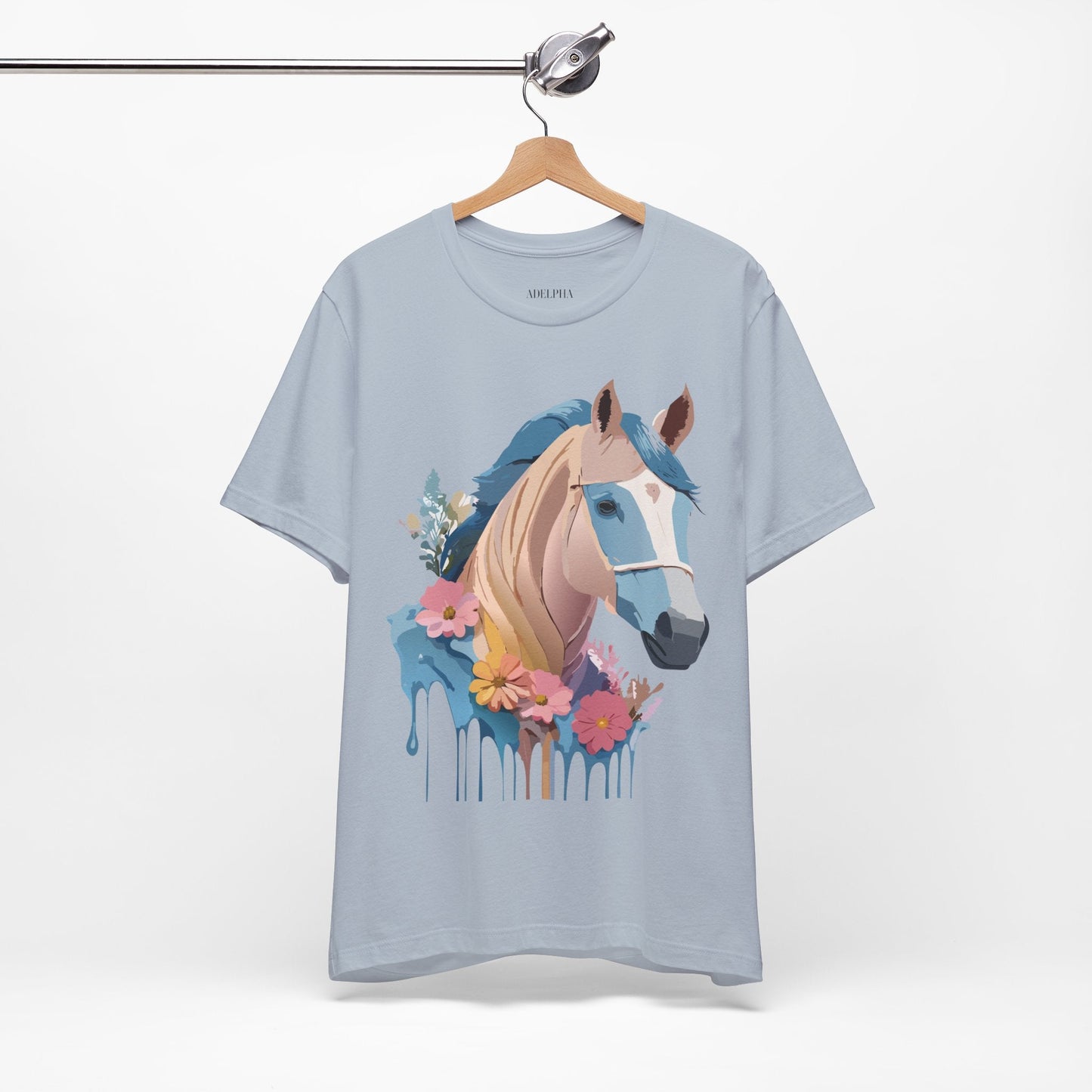 Horse Graphic Unisex 100 Cotton Vintage Animal Art T-Shirt 13
