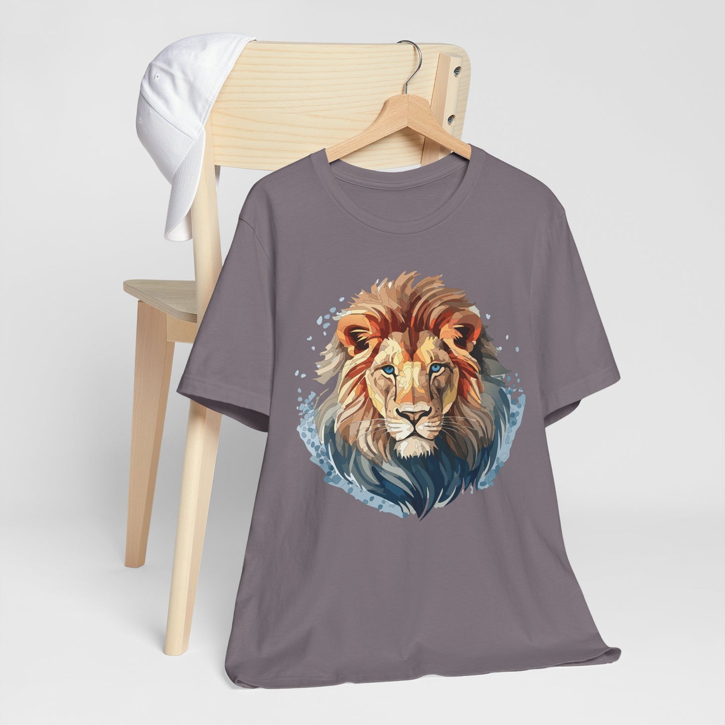 Lion Shirt, Animal Shirt, T-Shirt with Lion, Art Design Tee, Animal Tees, Safari T-Shirt 12