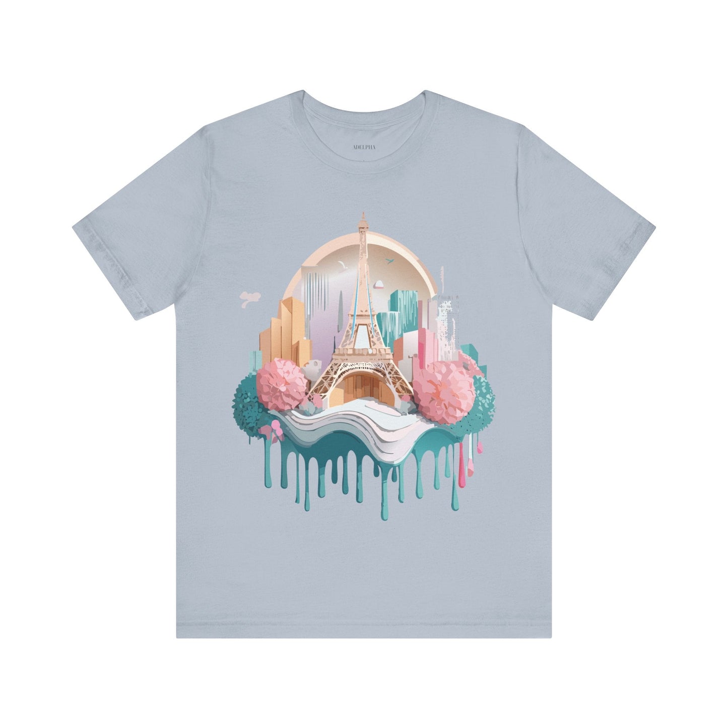 Paris Tourist Shirt Unisex Graphic Tee With Vintage Adelpha Artwork And Travel Style