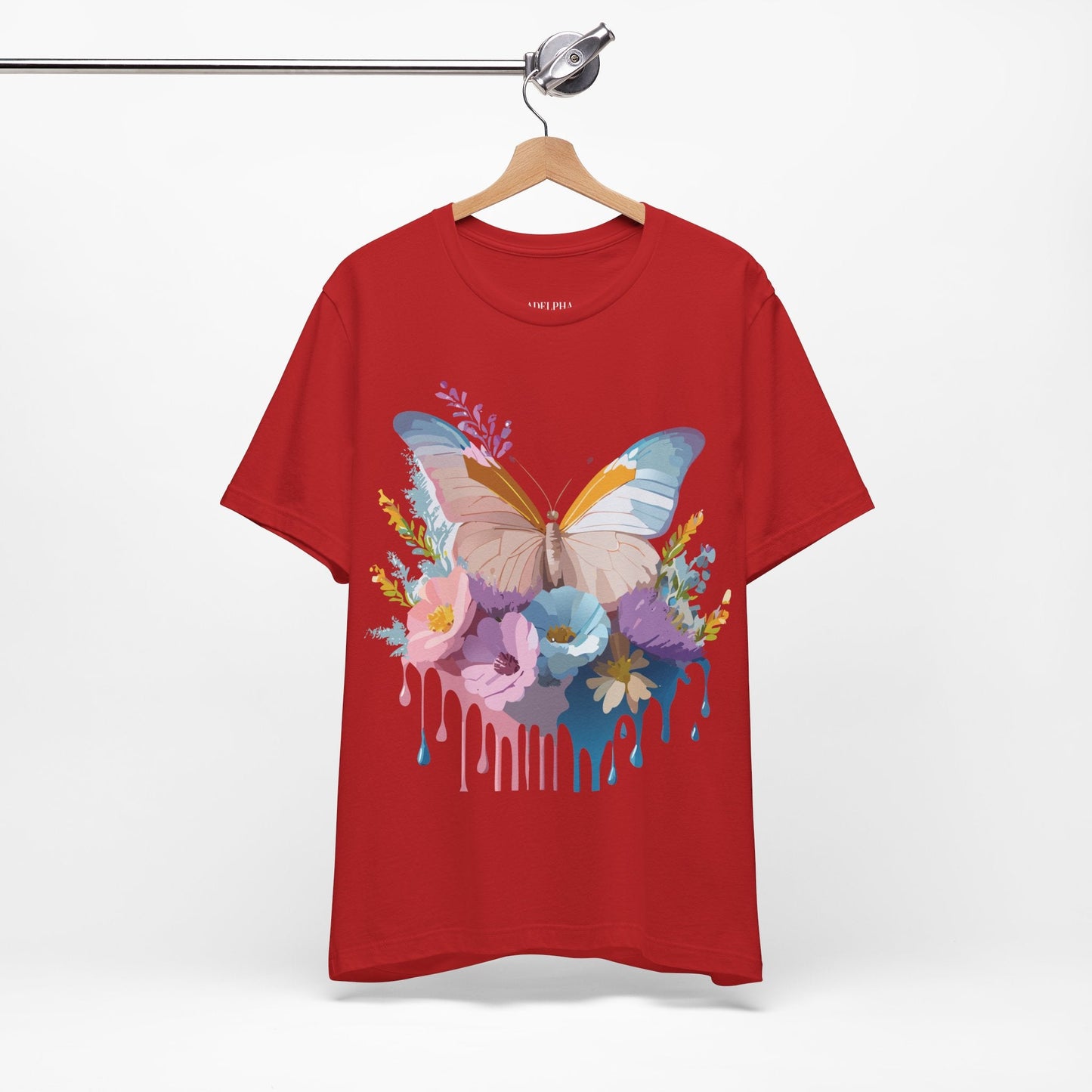 Butterfly Graphic T Shirt Unisex Adelpha Vintage Art Design Tee