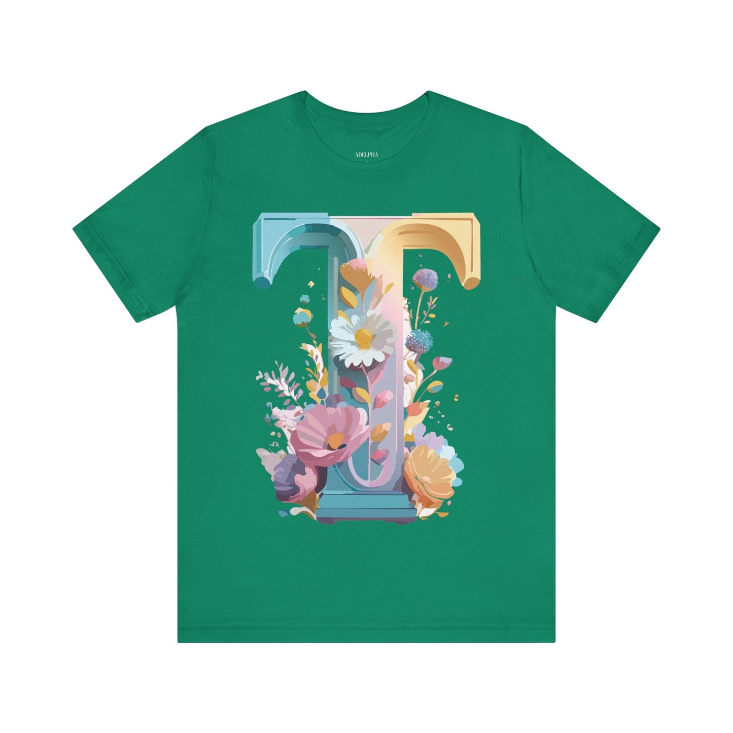 Unisex Graphic T Shirt Letter Shirt Adelpha Vintage Inspired Art Tee Short Sleeve