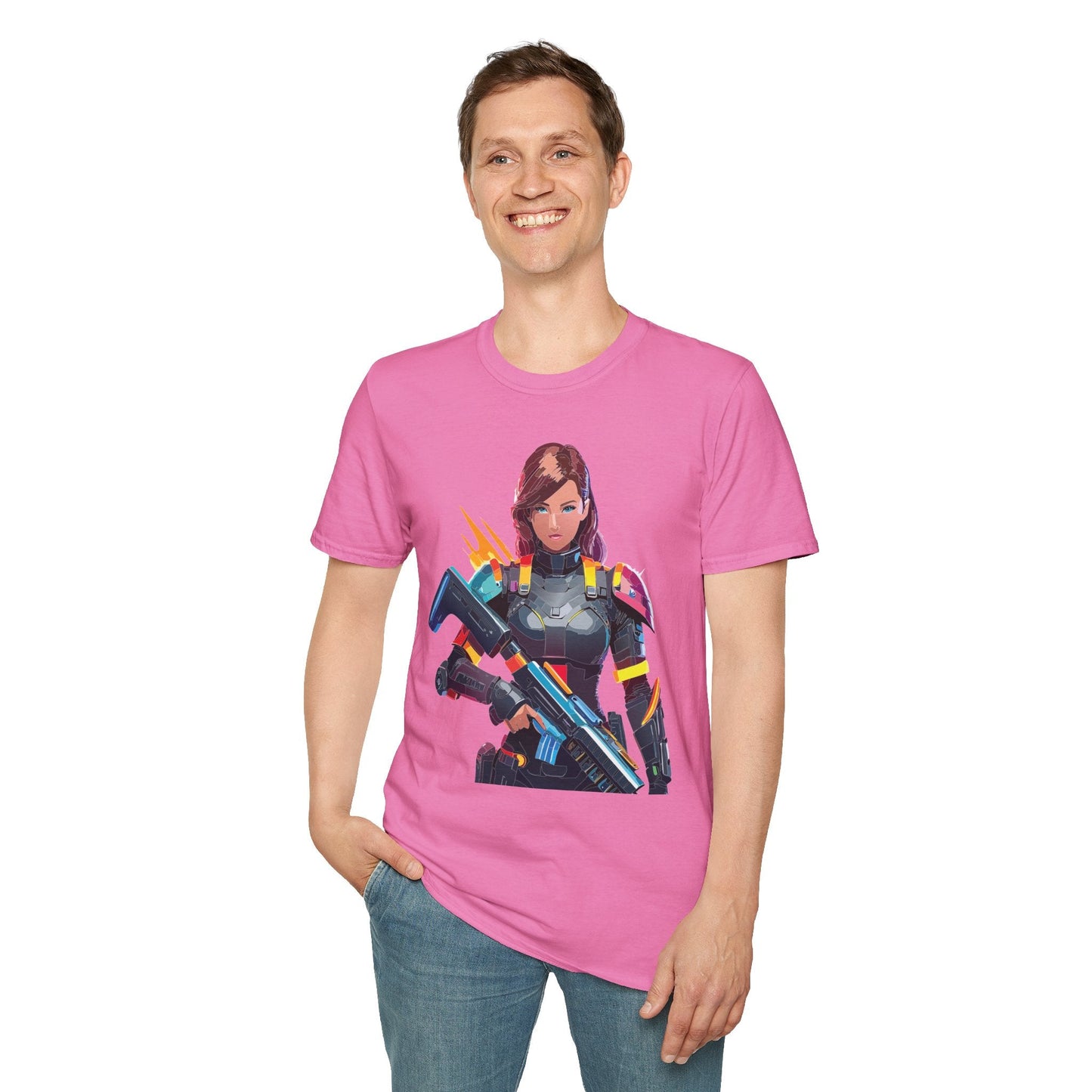 Robocop T Shirt Unisex Gildan Softstyle 64000 100 Percent Ring Spun Cotton Tee Casual Wear