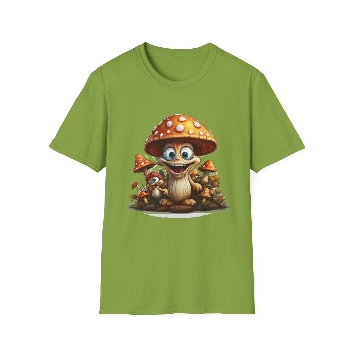 Mashroom Tee Shirt Unisex Softstyle 64000 Comfortable Mushroom Shirt With Funny Fungus Design