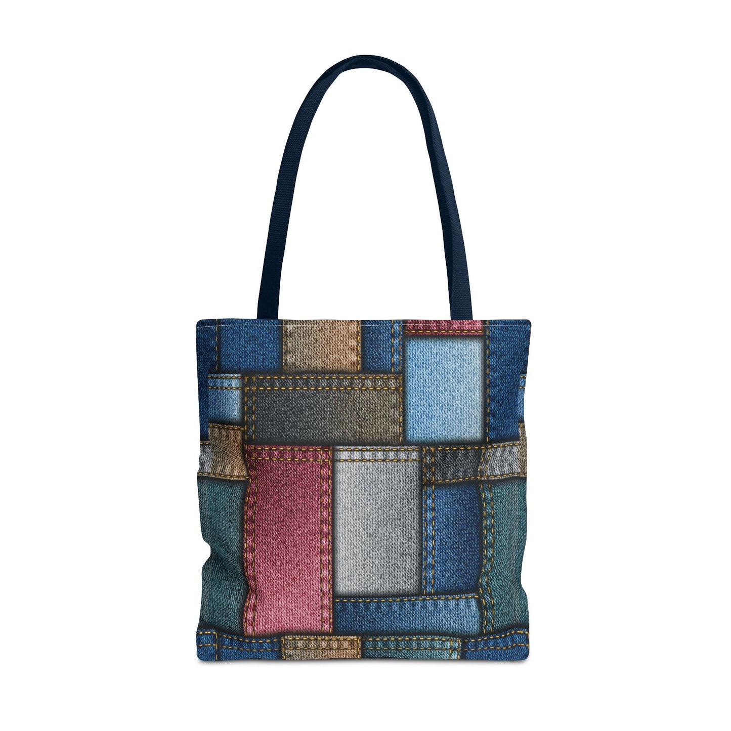Denim Canvas Bag, Tote Bag Denim Printify