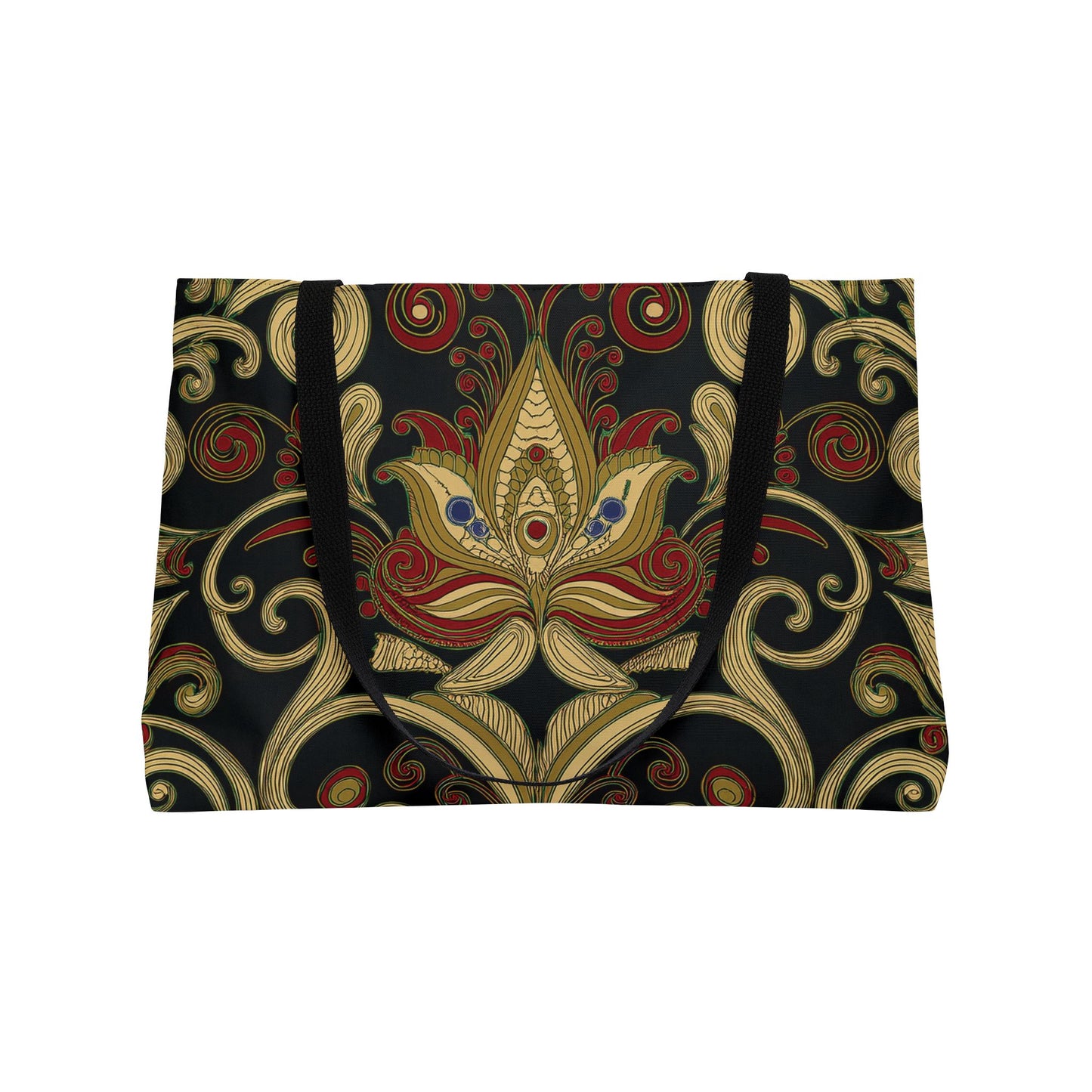 Ornament Print Big Bag High-Quality 100% Spun Poly 24x13 Canvas Art Bag OR-25