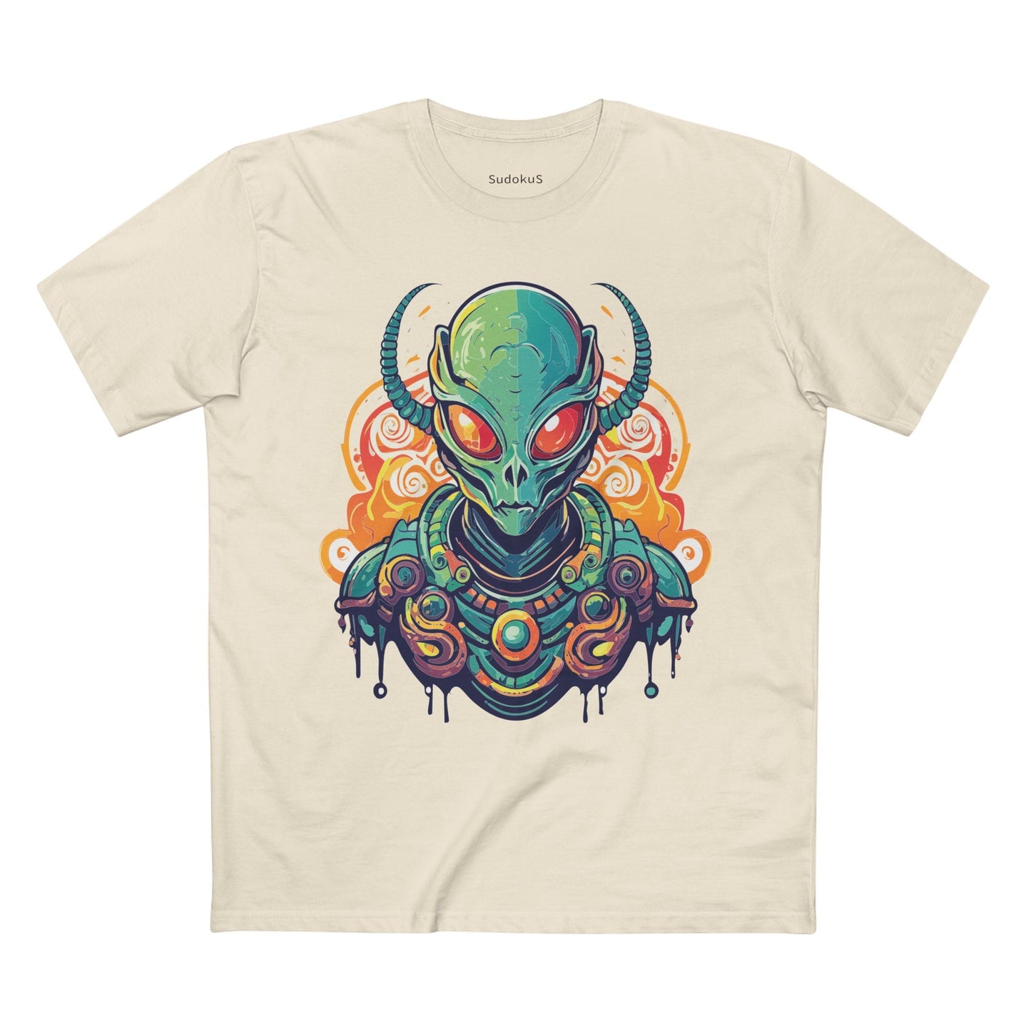 Aliens Graphic Unisex 100 Cotton Staple Tee 25