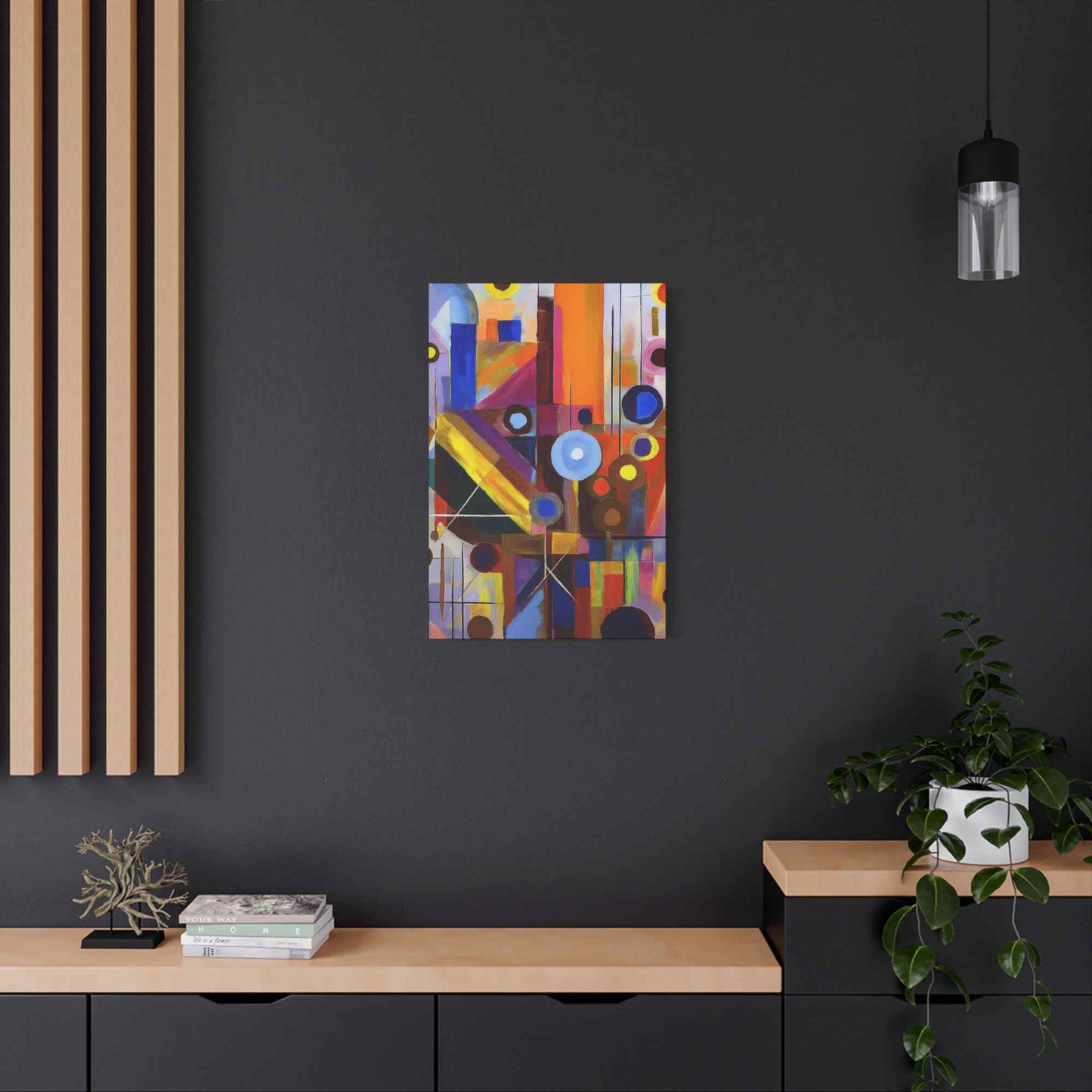 Abstract Painting Print Canvas 20x24,20x30,24x30, 24x32,24x36,30x40, 32x48,36x48,40x60 Pine-Wood Inner Frame ABS-4