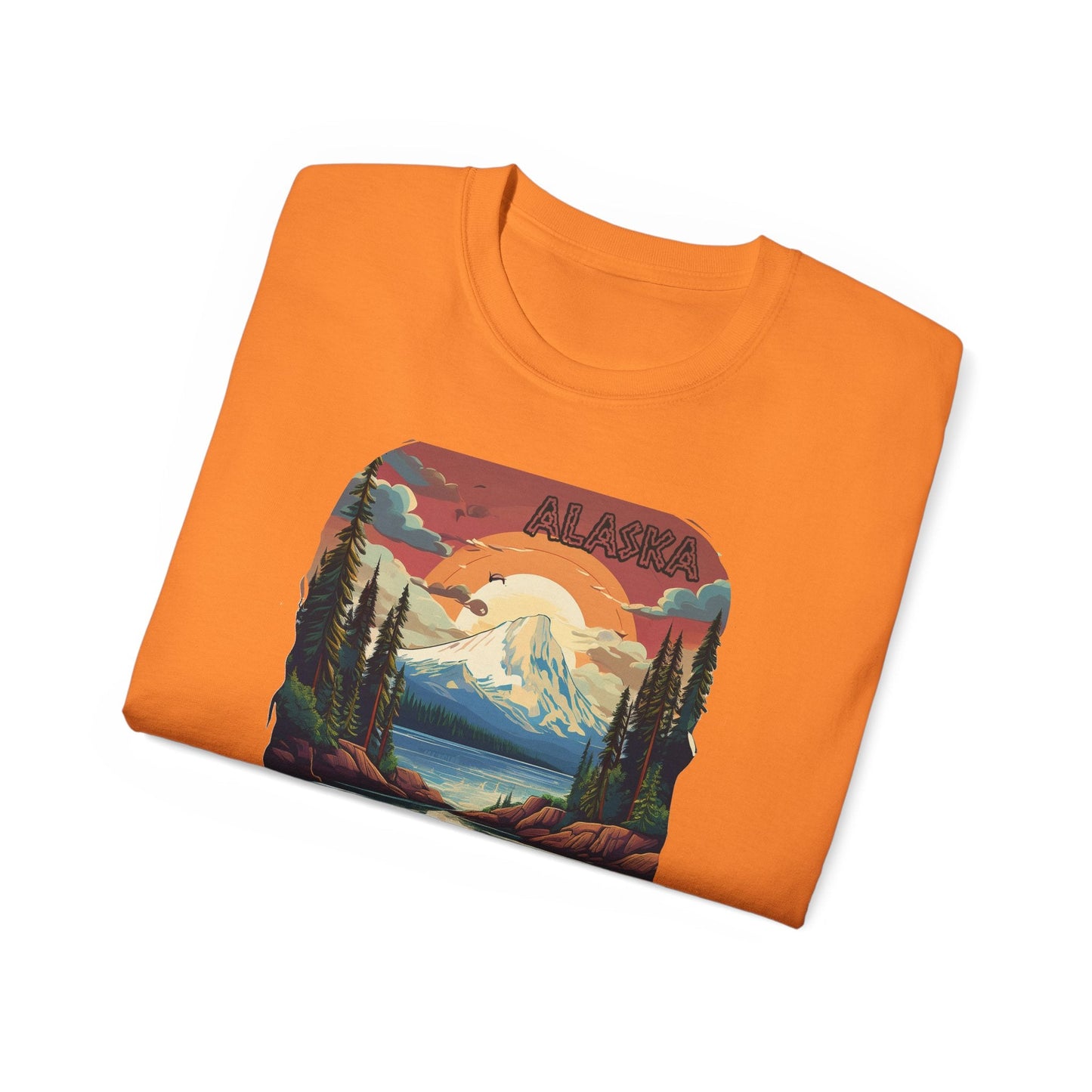 Alaska Graphic Unisex Cotton T‑Shirt 3