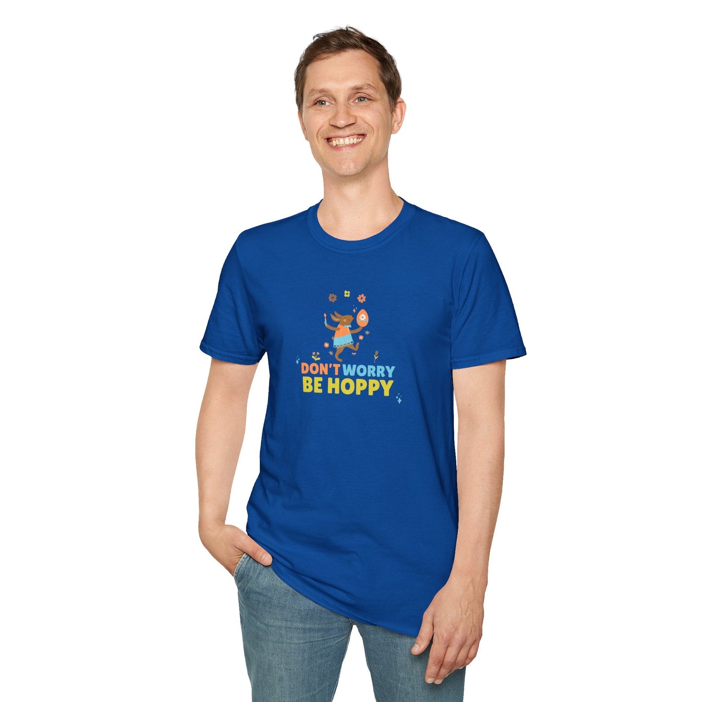 Easter Day T Shirt With Signature Art Design Unisex Softstyle Tee 64000 By Gildan