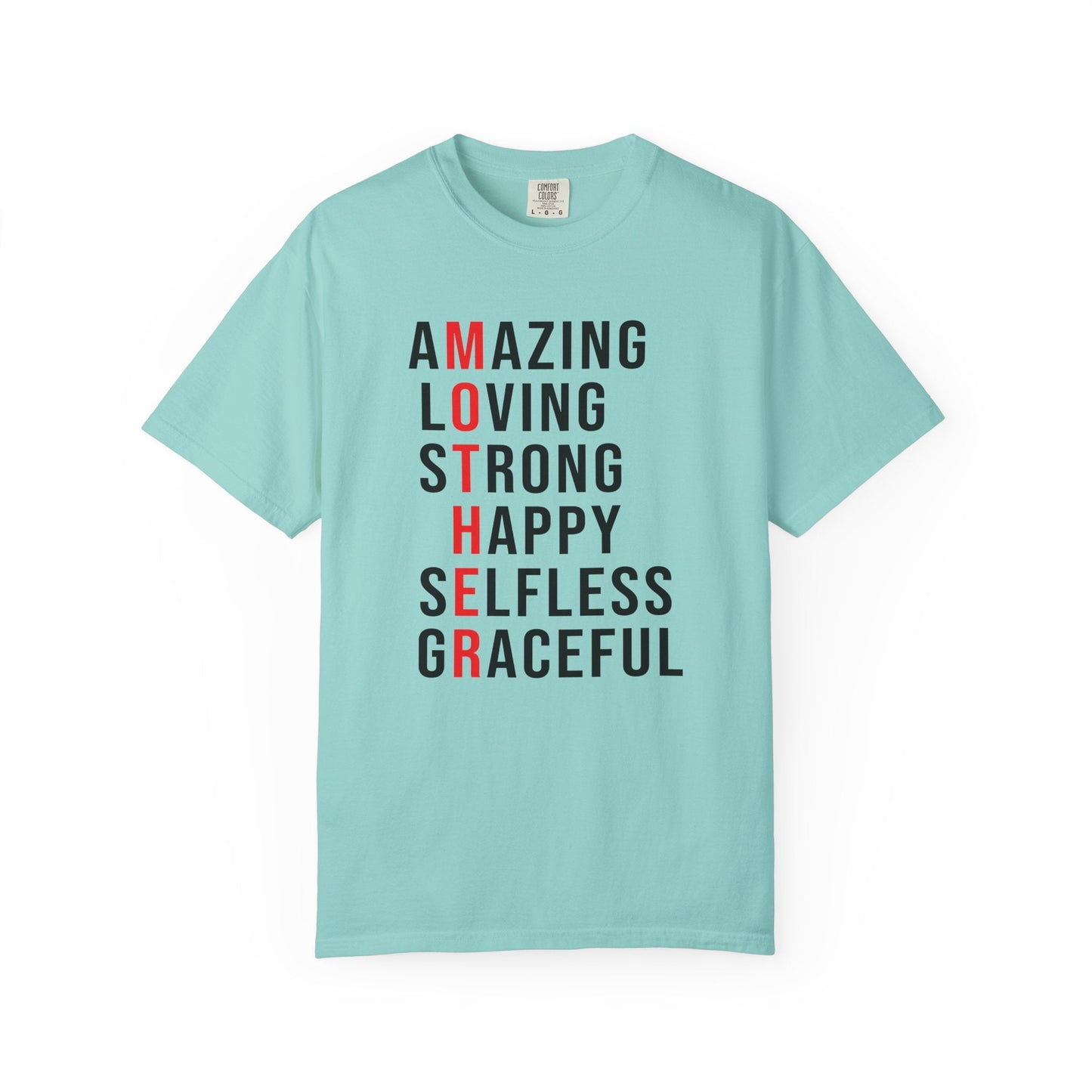 Mom T-shirt Mother's Day Mama Tee Unisex Comfort Colors Garment-Dyed Cotton h14