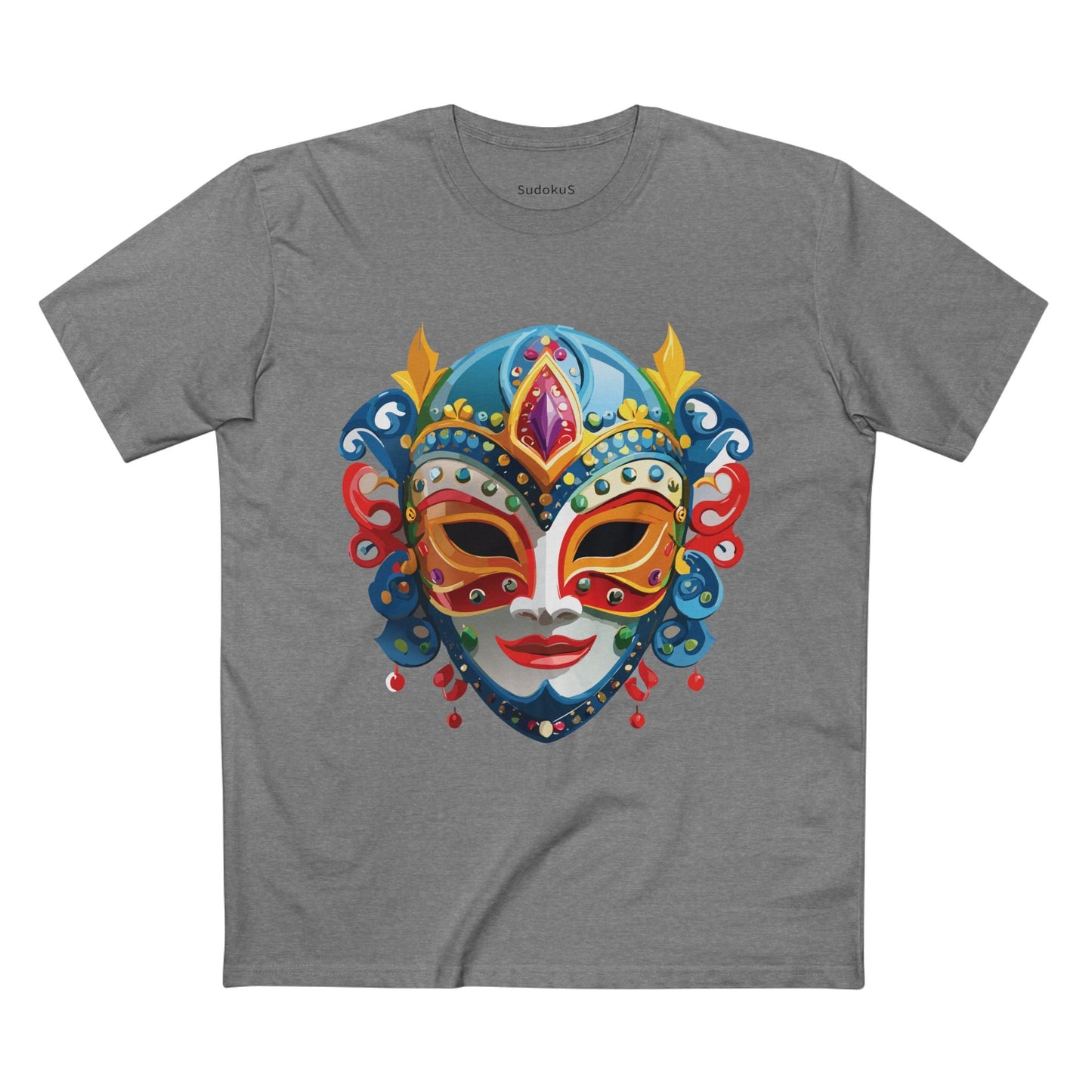 Mask Graphic Unisex 100 Cotton Staple Tee 23