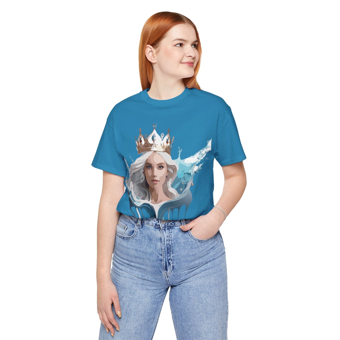 Queen Graphic T Shirt Unisex Jersey Short Sleeve Tee With Vintage Inspired Artwork Adelpha