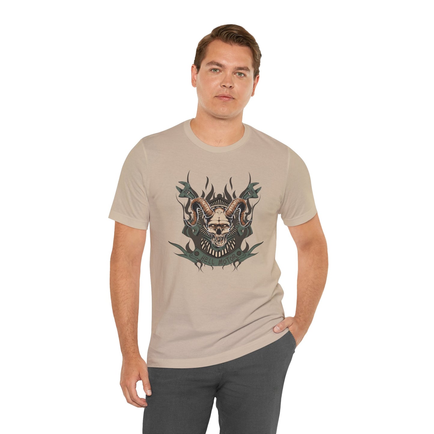 Gothic Skull Graphic Design Unisex Cotton Tee Art-49
