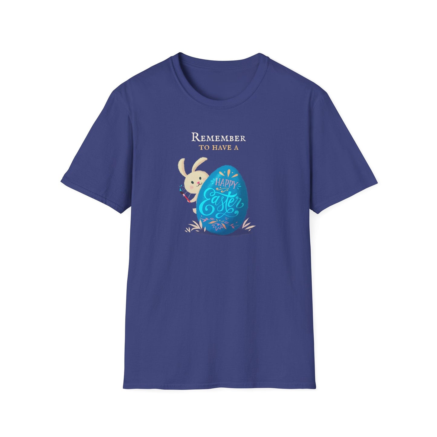 Easter Bunny Egg T Shirt Unisex Softstyle Tee With Easter Signature Prints And Design