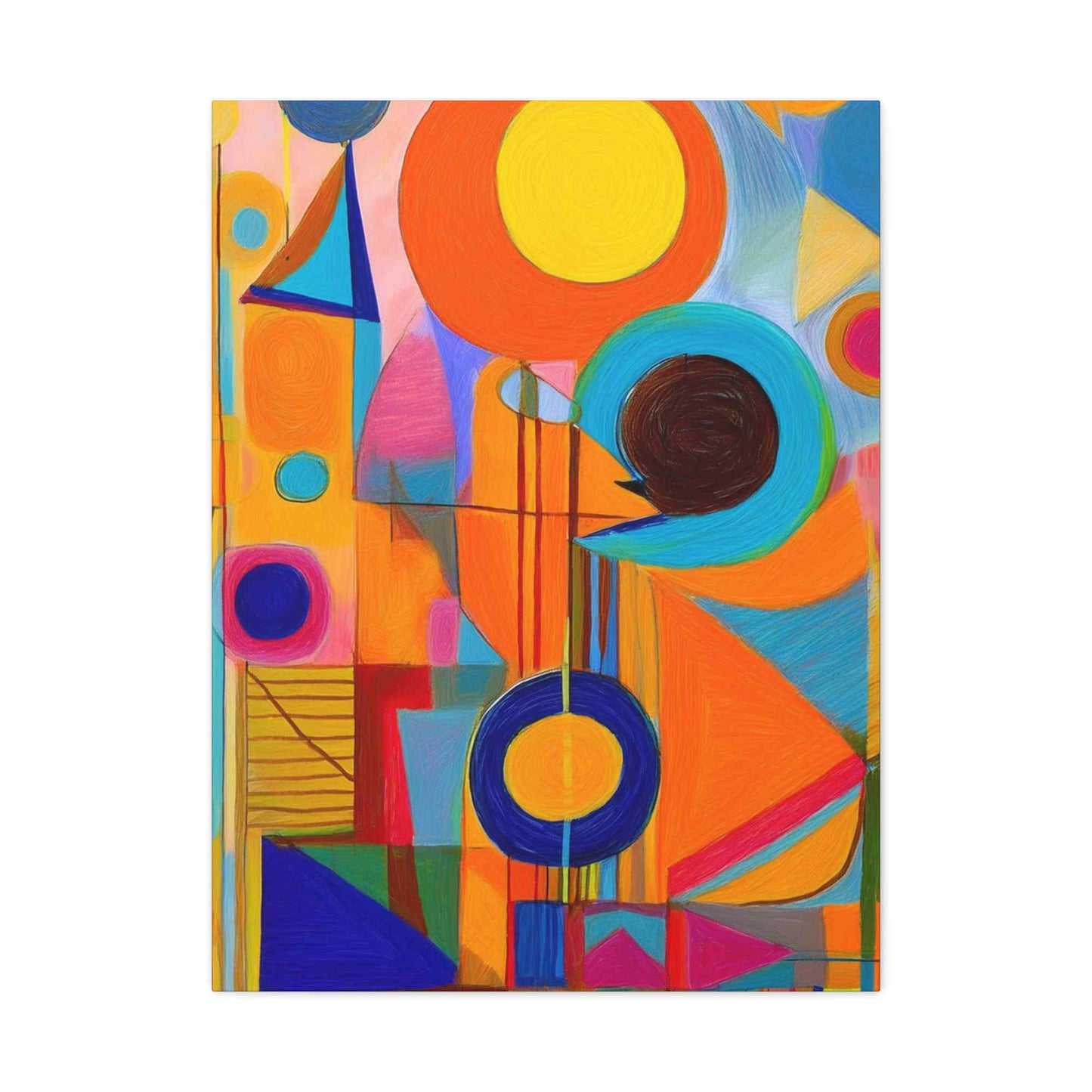 Abstract Painting Print Canvas 20x24,20x30,24x30, 24x32,24x36,30x40, 32x48,36x48,40x60 Pine-Wood Inner Frame ABS-12