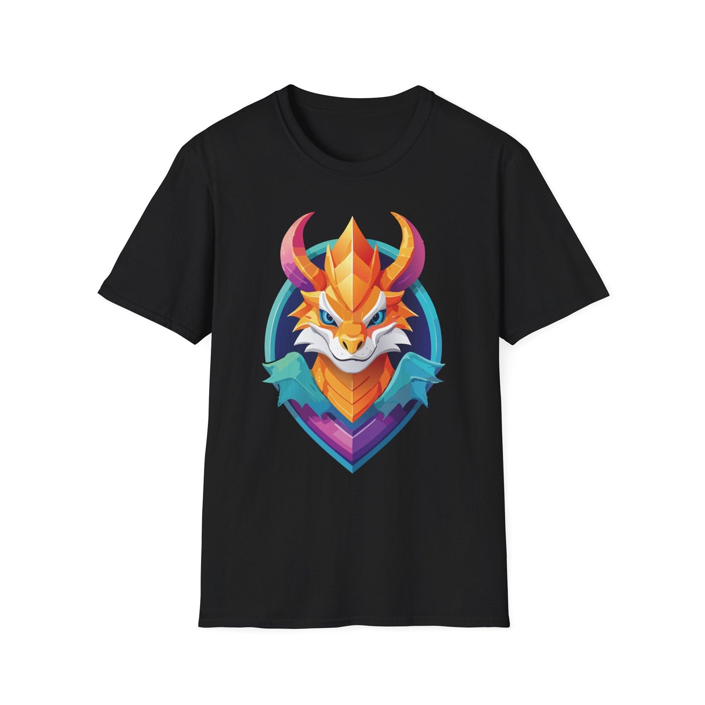 Dragon T Shirt Unisex Gildan Softstyle 64000 Comfortable Cotton Tee With Animal Design