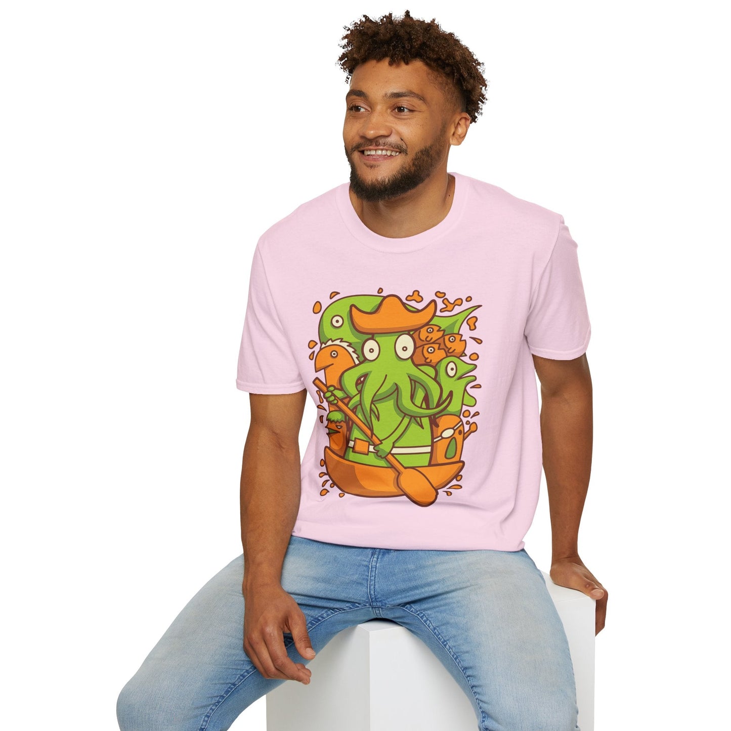 Cartoon T Shirt Animation T Shirt Funny Tee Shirt Unisex Gildan Softstyle Cotton 64000
