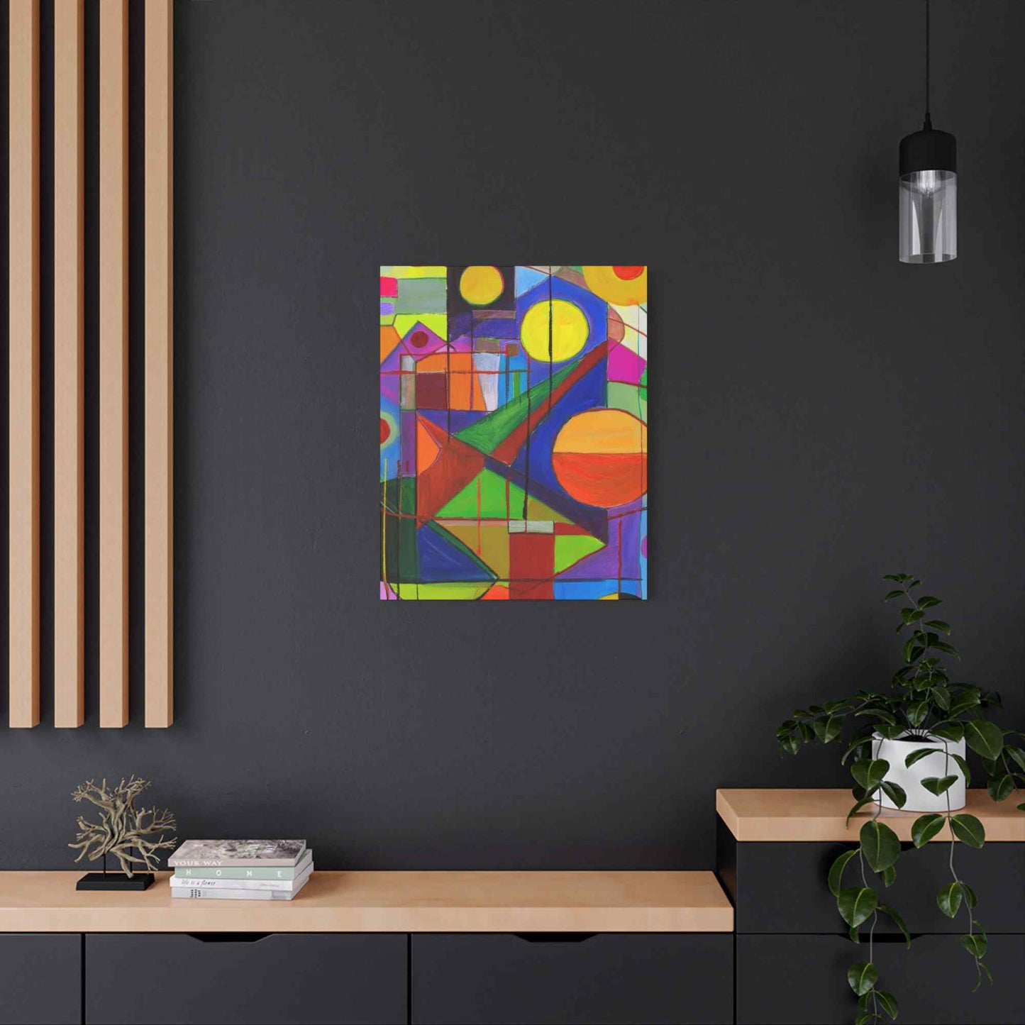 Abstract Painting Print Canvas 20x24,20x30,24x30, 24x32,24x36,30x40, 32x48,36x48,40x60 Pine-Wood Inner Frame ABS-5