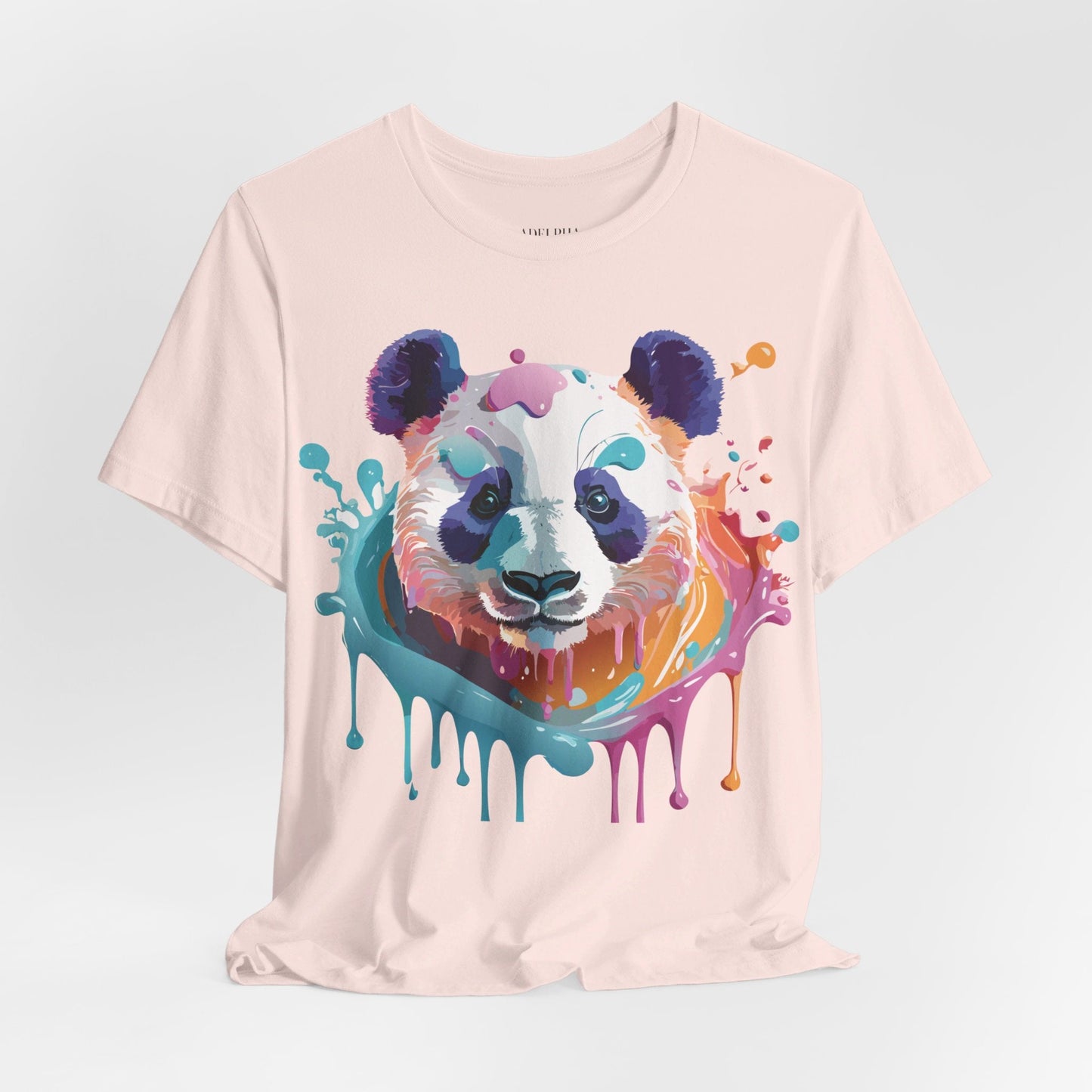 Panda Graphic Tee Unisex Vintage Inspired Art Design By Adelpha Premium Jersey Short Sleeve