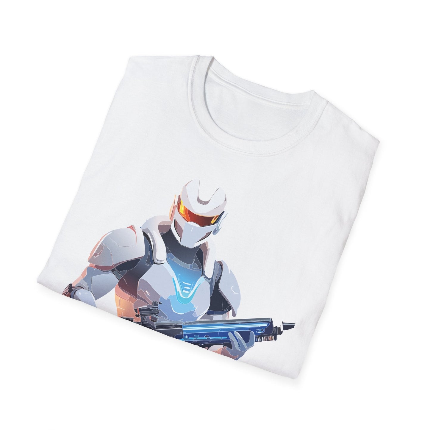 Robocop T Shirt Unisex Gildan Softstyle 64000 100 Percent Ring Spun Cotton Tee With Artwork